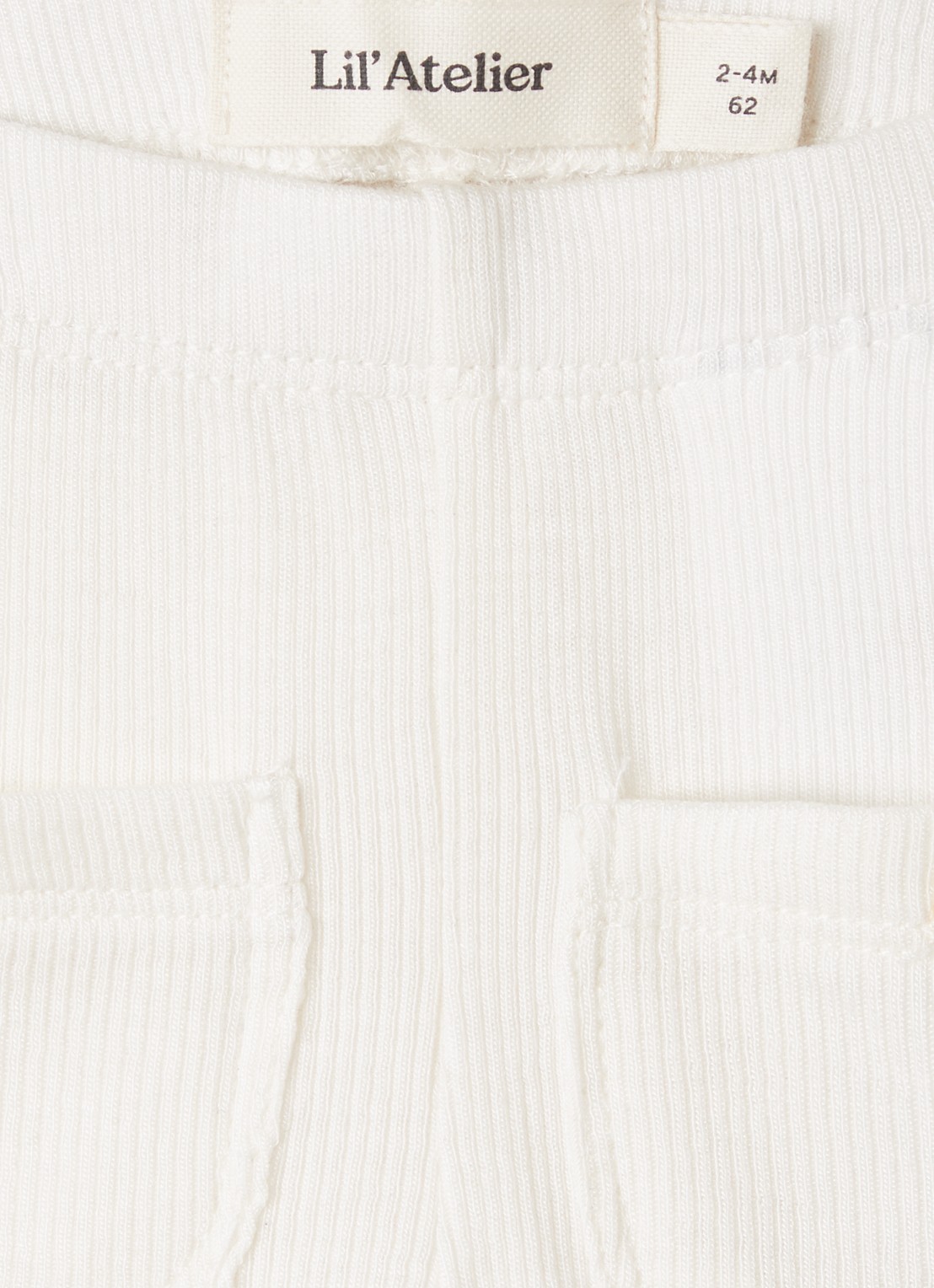 Lil 'Atelier NBFFrijo legging - detail 4 gebroken wit