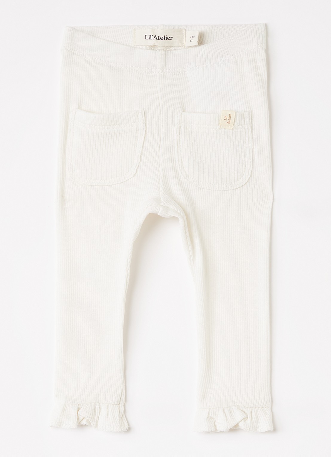 Lil 'Atelier NBFFrijo legging - voorkant gebroken wit