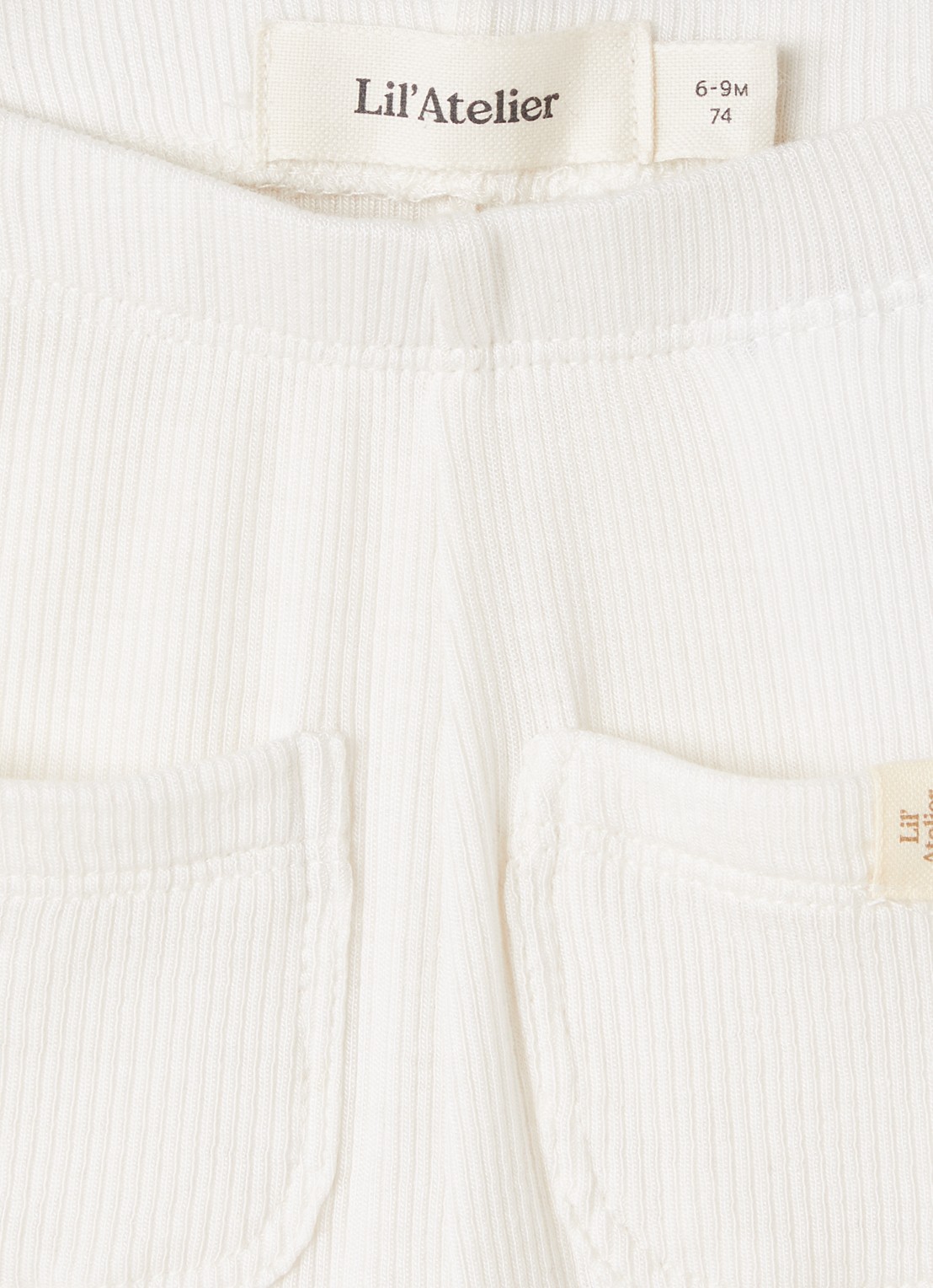 Lil 'Atelier NBFFrijo legging - detail 5 gebroken wit