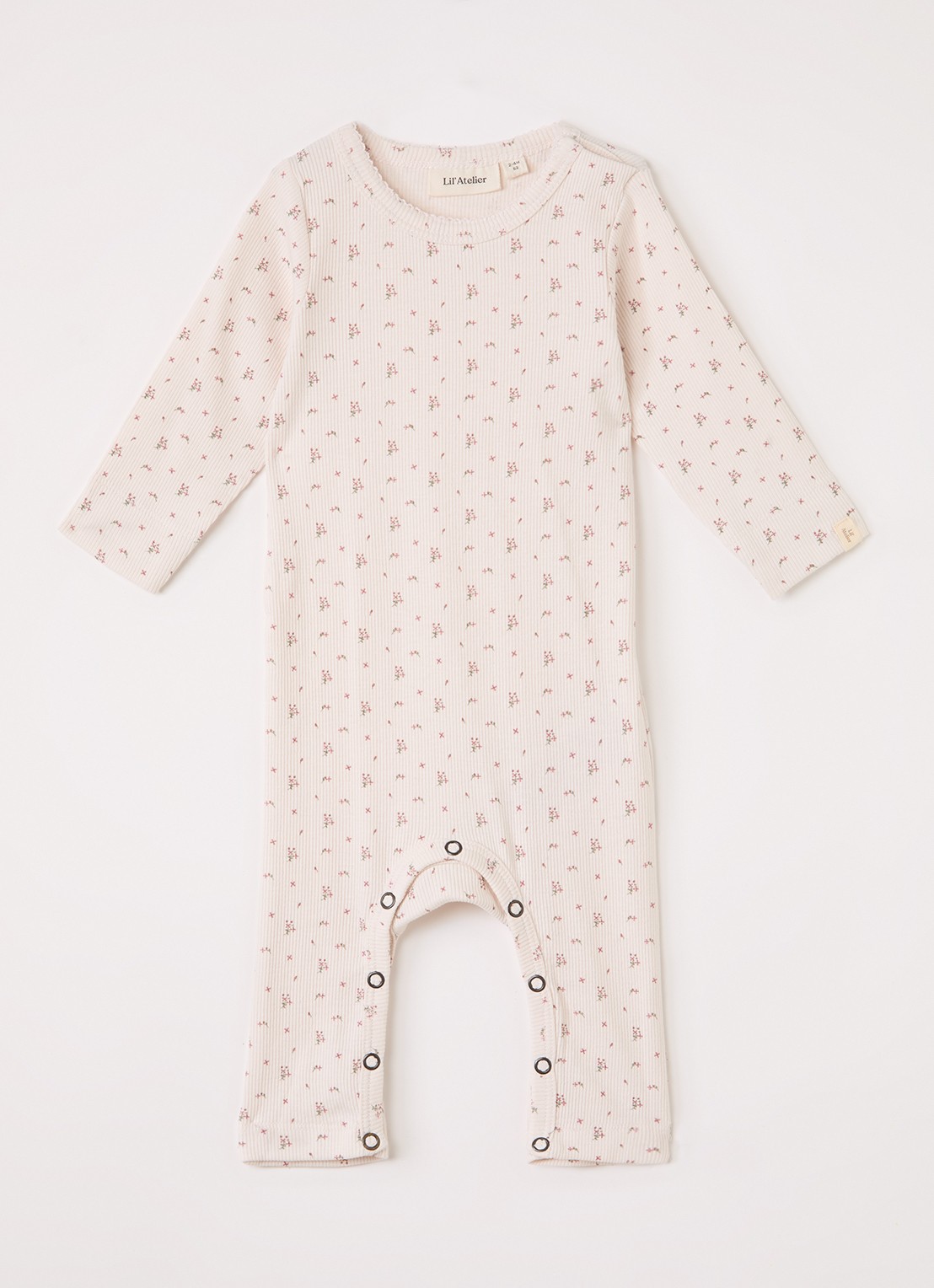 Lil 'Atelier NBFGago babypak met print - voorkant 3 creme