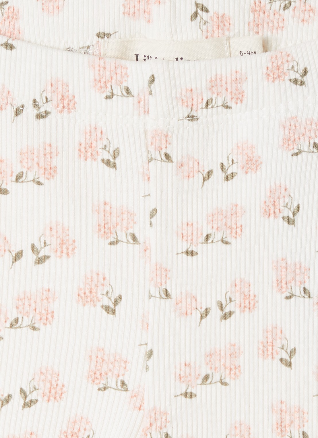Lil 'Atelier NBFGago legging met bloemenprint - detail 2 gebroken wit