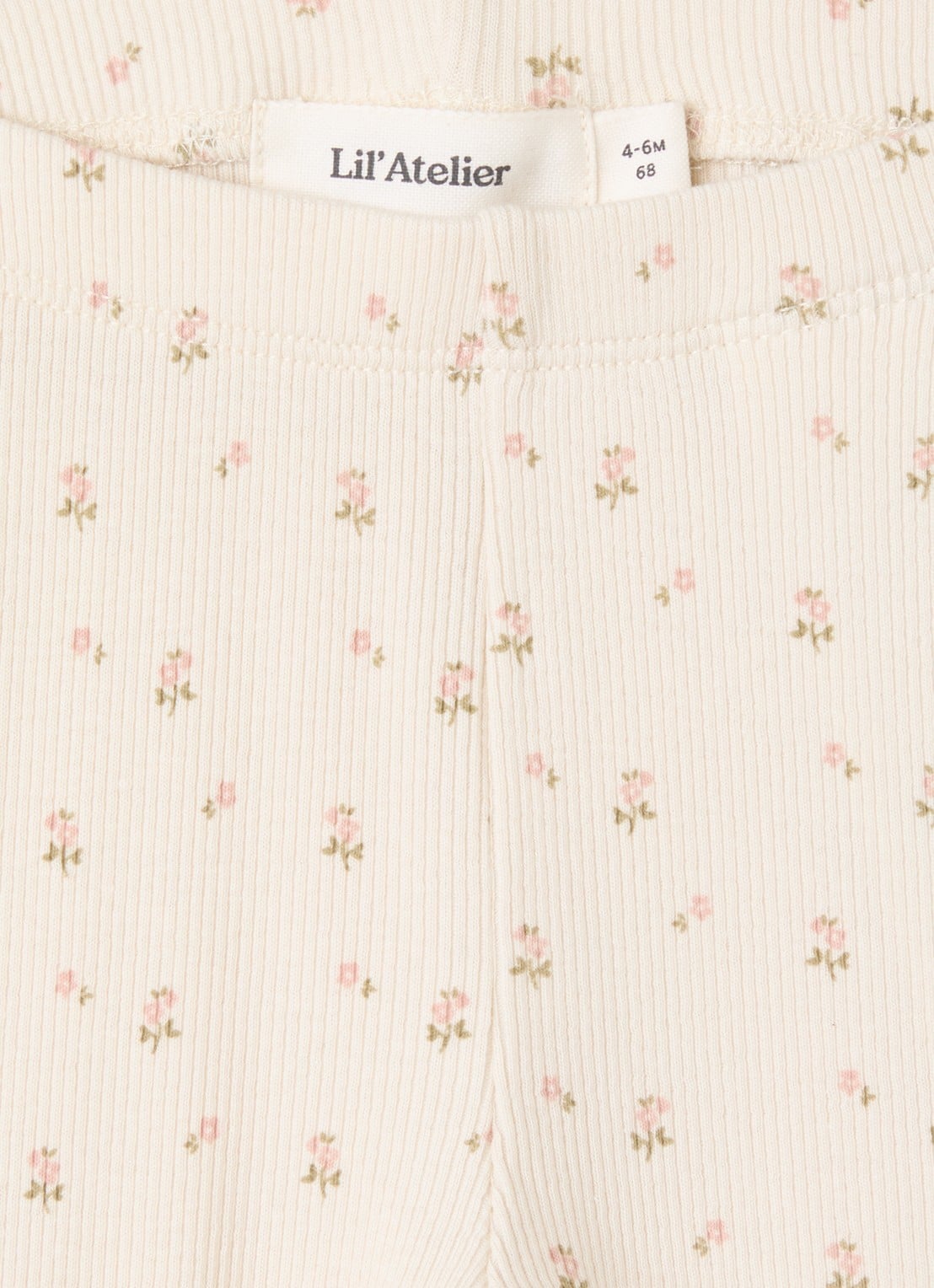Lil 'Atelier NBFGago legging met print - detail beige