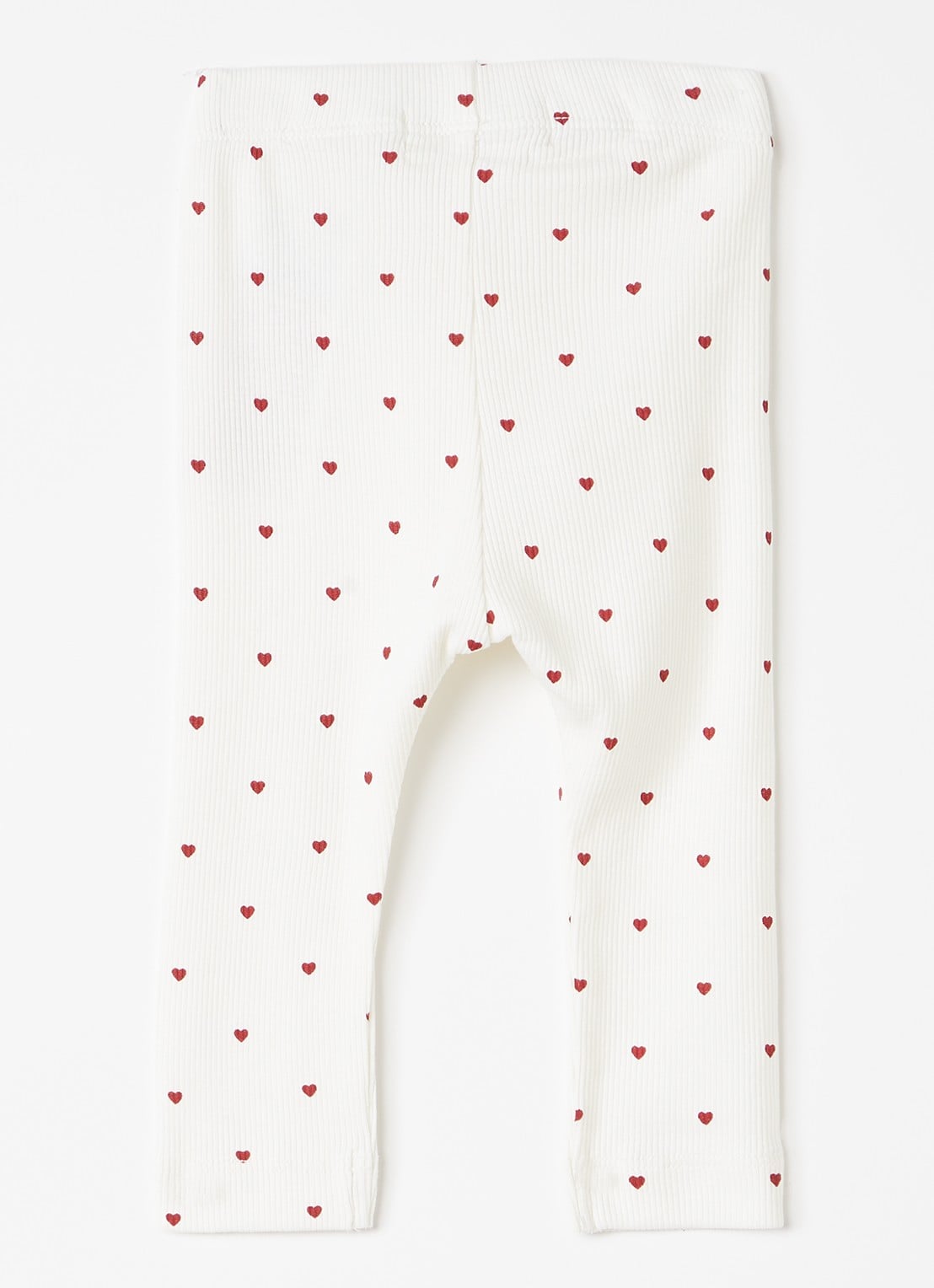 Lil 'Atelier NBFGago legging met print - voorkant 2 gebroken wit