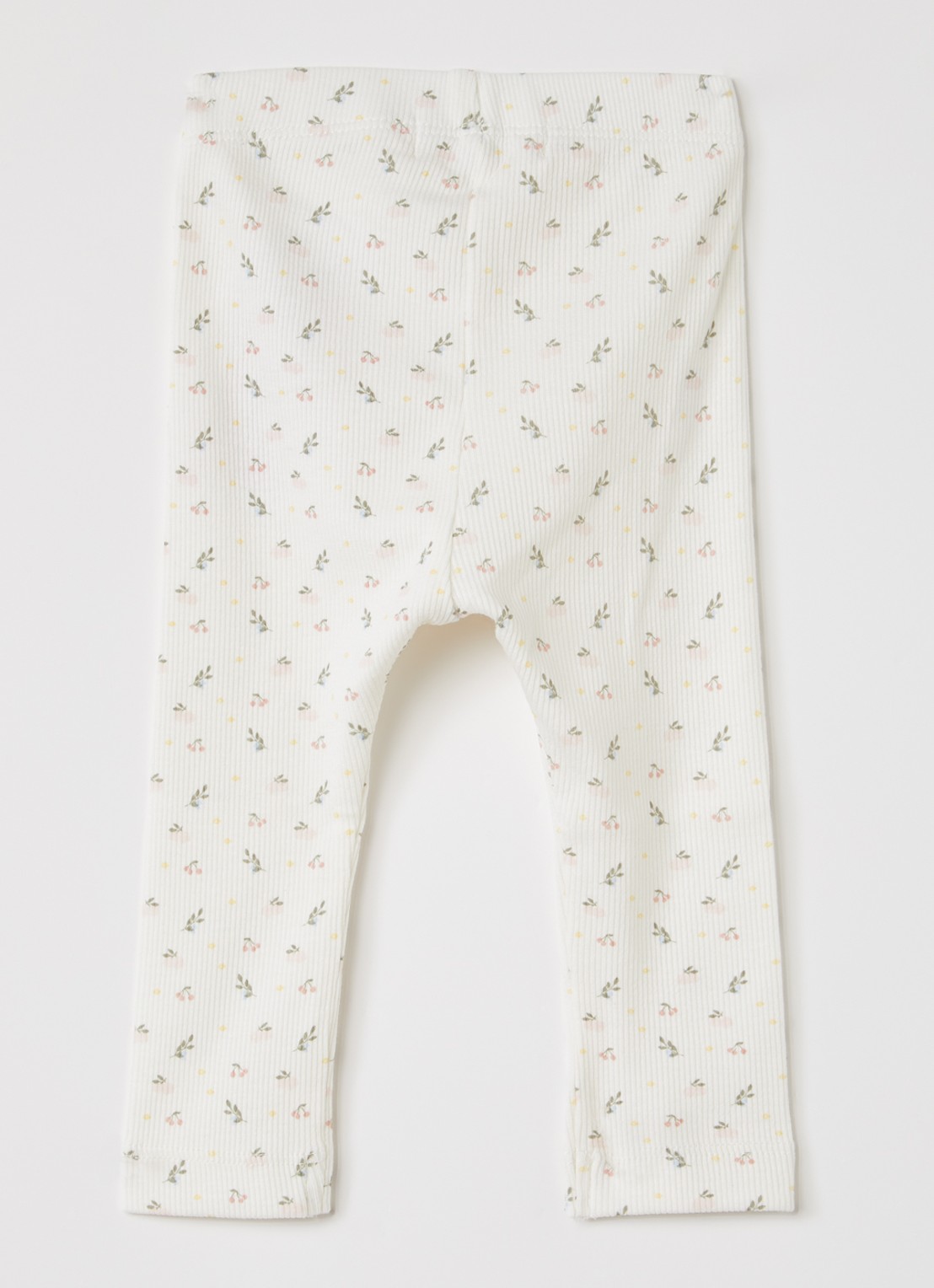 Lil 'Atelier NBFGago legging met print - voorkant 2 gebroken wit