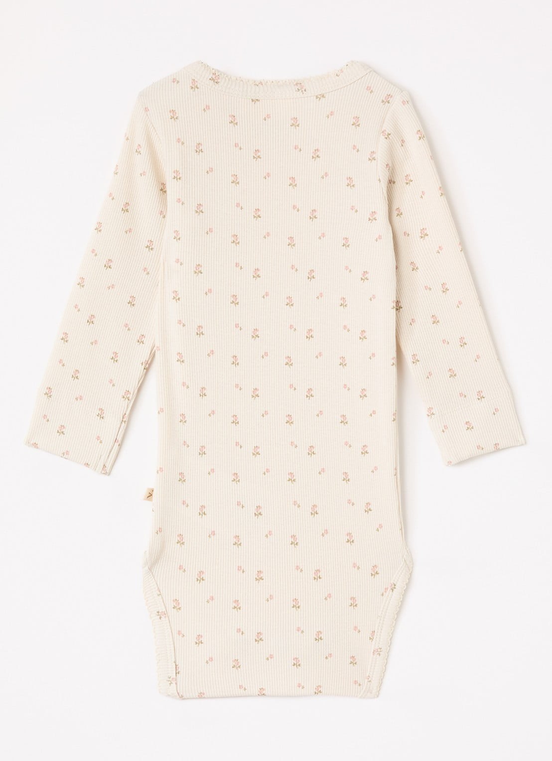 Lil 'Atelier NBFGago romper met print - achterkant taupe