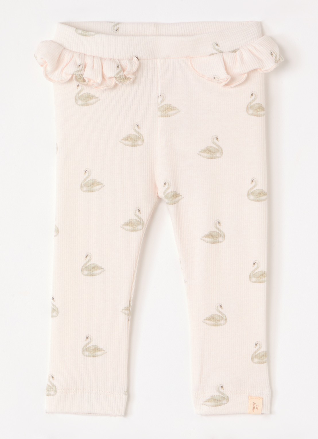 Lil 'Atelier NBFGavo Efi legging  - voorkant 3 gebroken wit