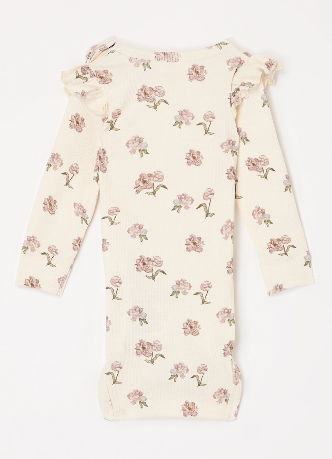 Lil 'Atelier NBFGavo romper in  katoenblend - achterkant beige