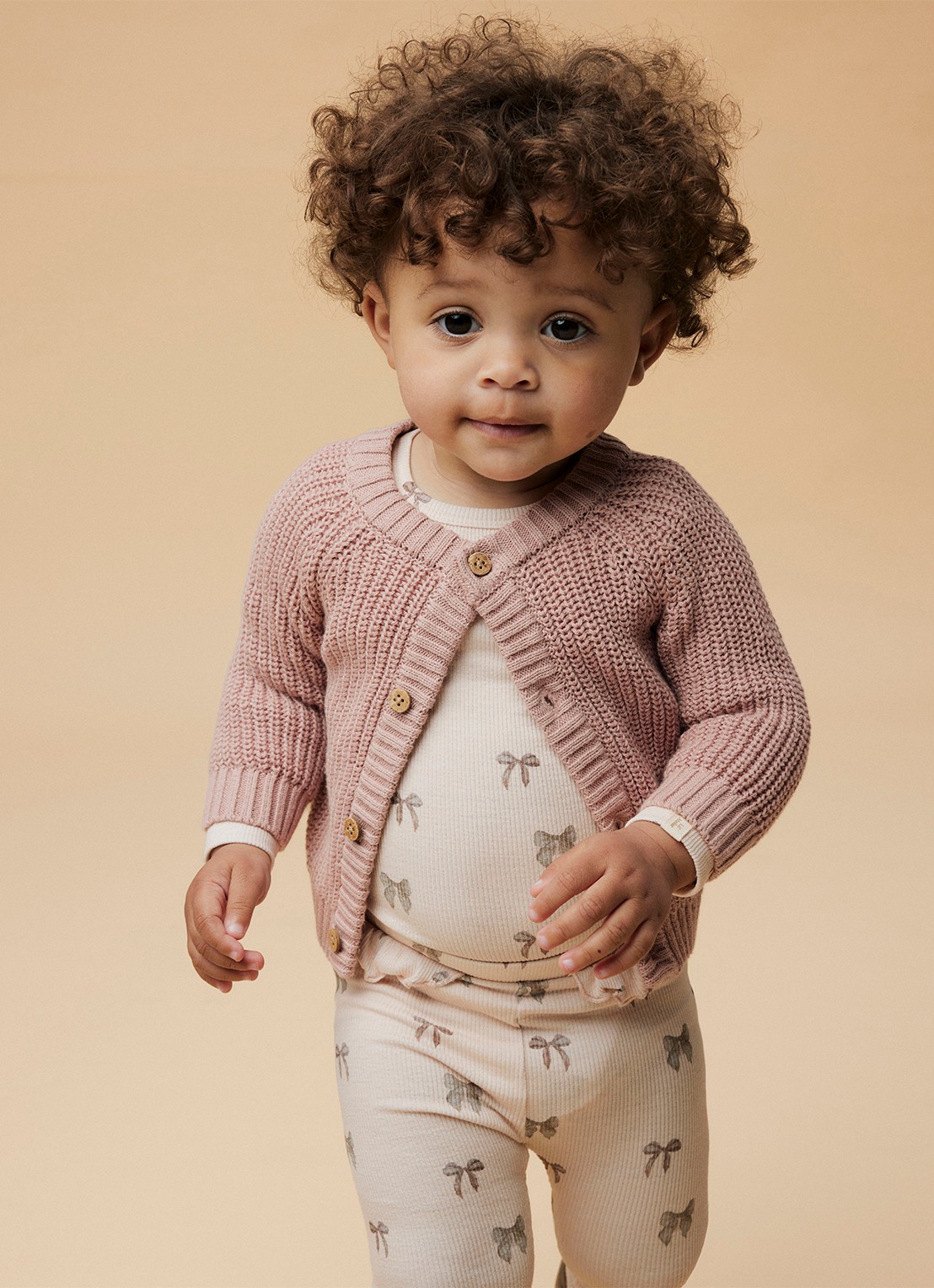 Lil 'Atelier NBFGavo romper met print - voorkant 2 roze