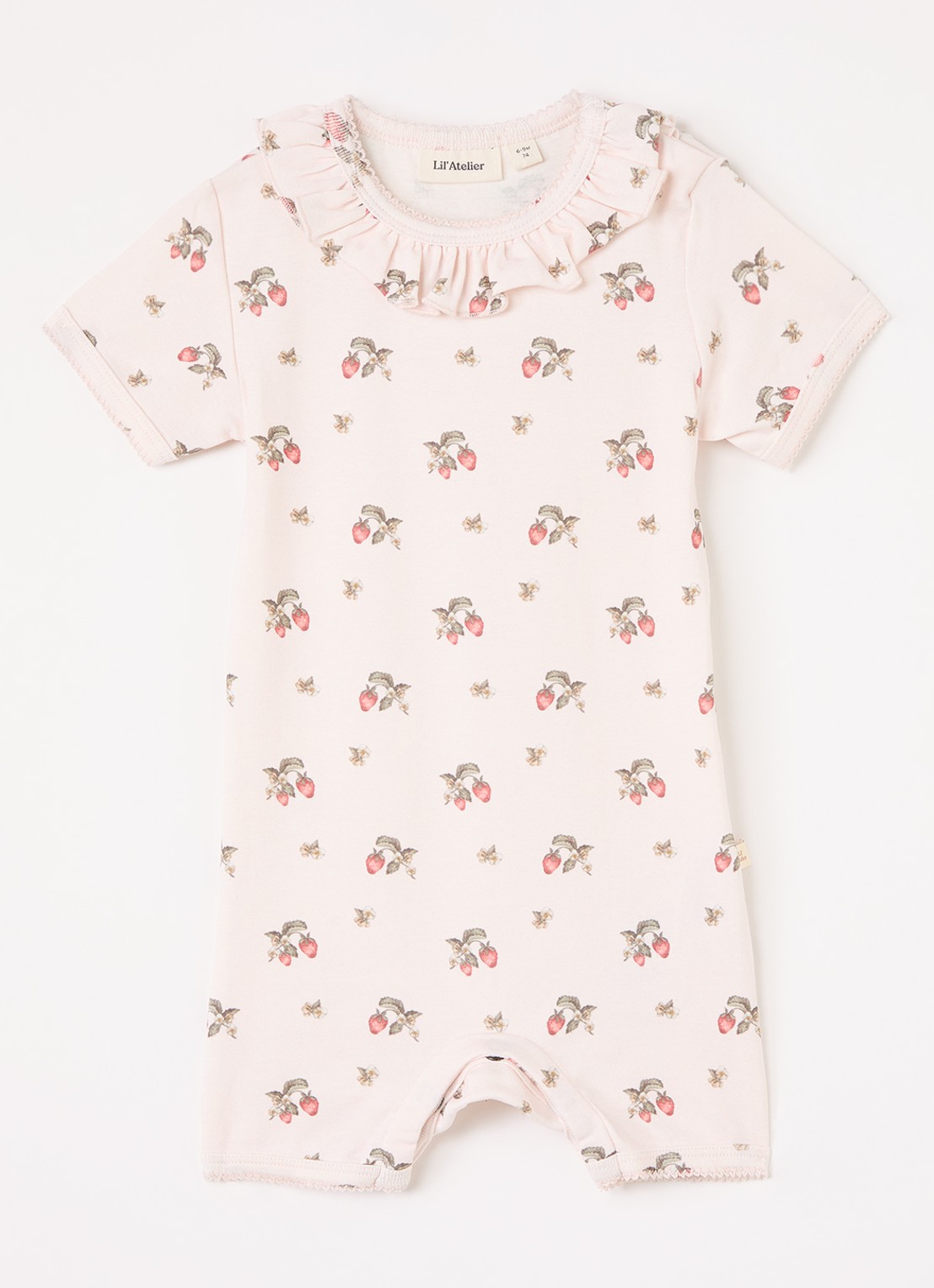 Lil 'Atelier NBFGayo babypak met print - voorkant lichtroze