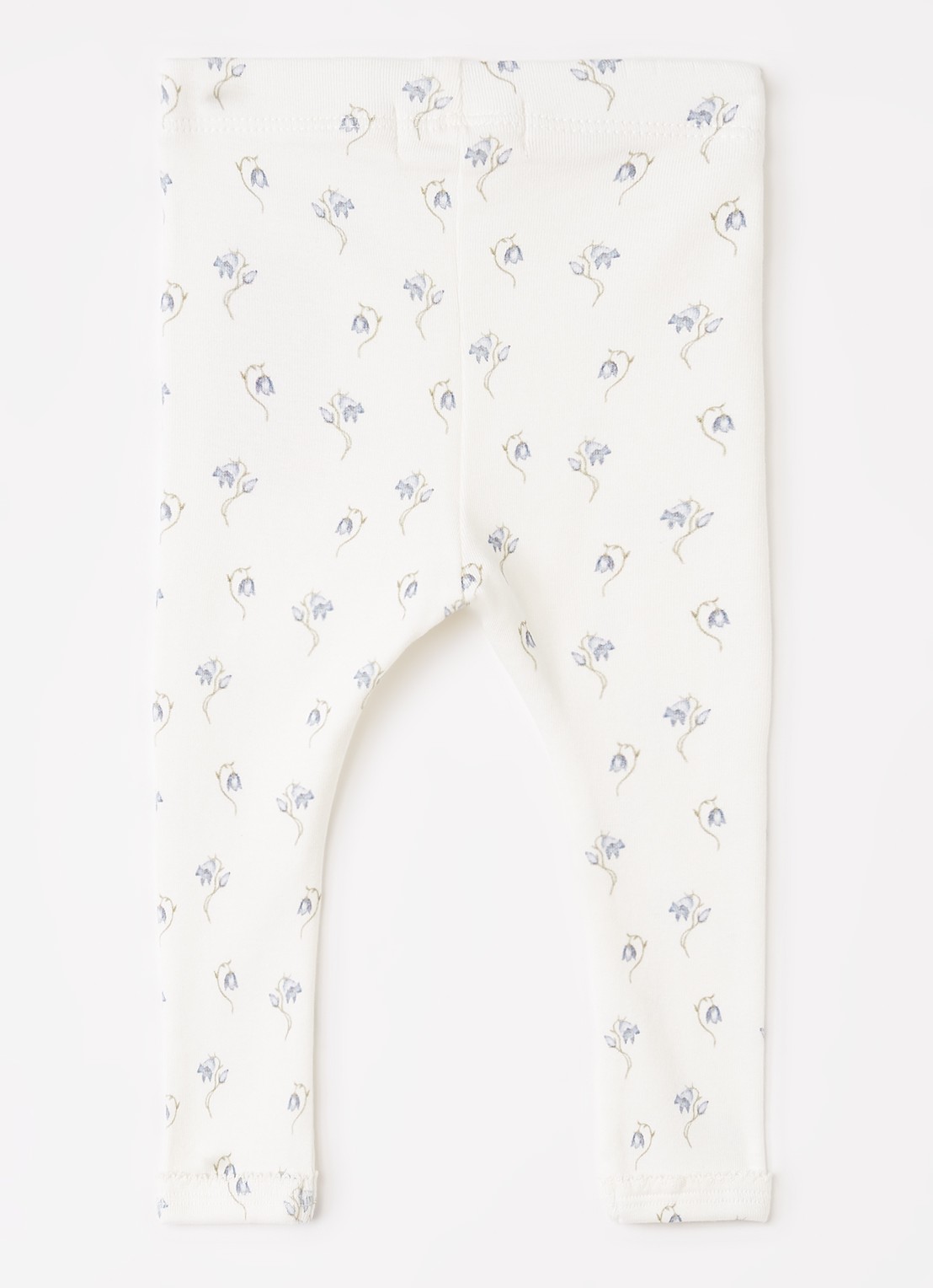 Lil 'Atelier NBFGayo legging met print - voorkant 2 gebroken wit