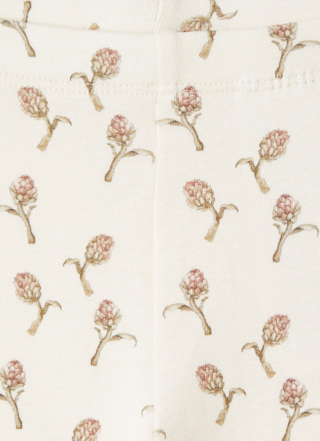 Lil 'Atelier NBFGayo slim fit legging met print - detail ivoor