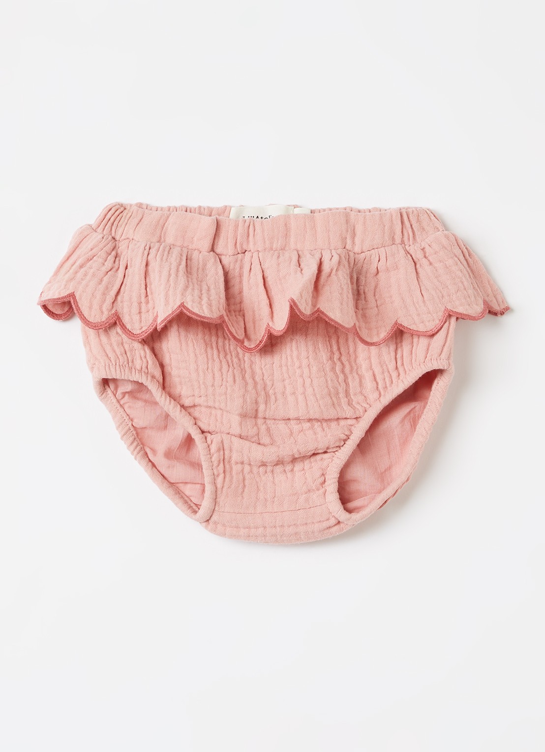 Lil 'Atelier NBFHiba bloomer van katoen - voorkant zalmroze