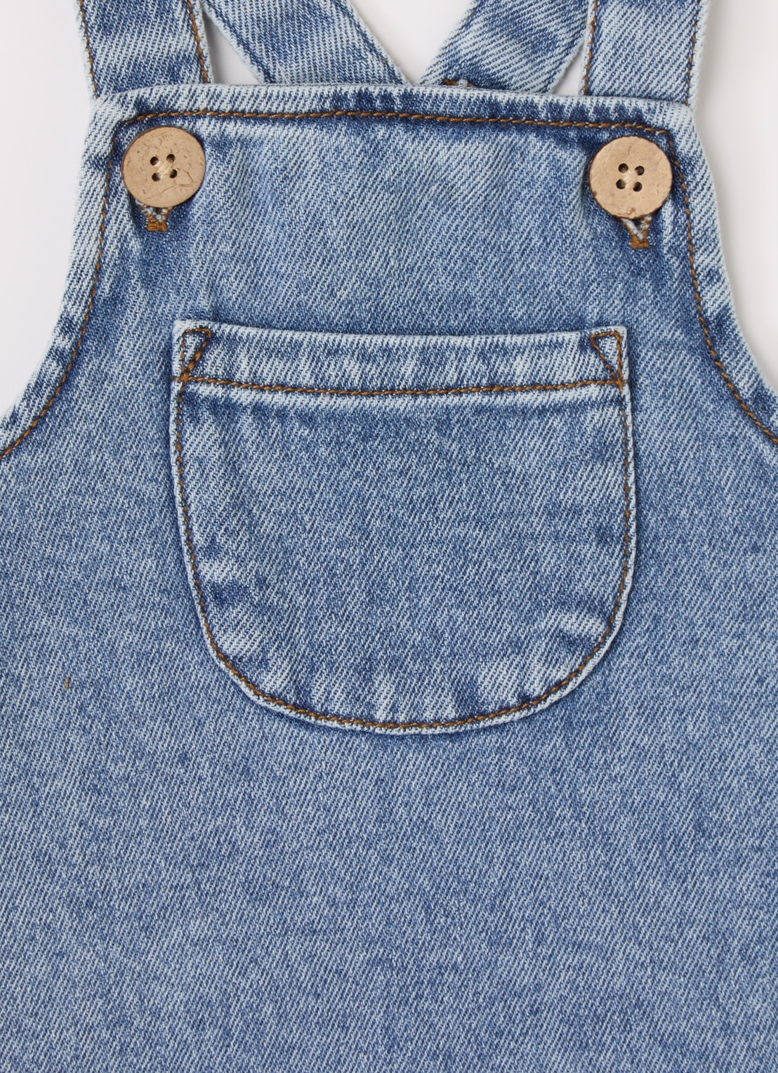 Lil 'Atelier NBFKarole denim jurk - detail indigo