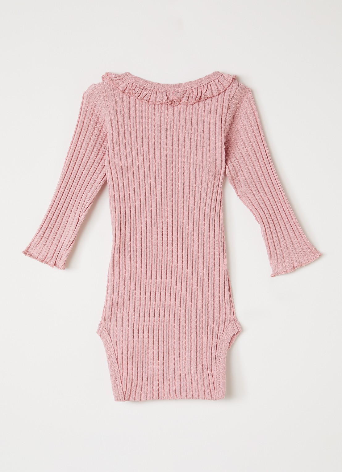 Lil 'Atelier NBFKelsa romper met structuur - voorkant 2 roze