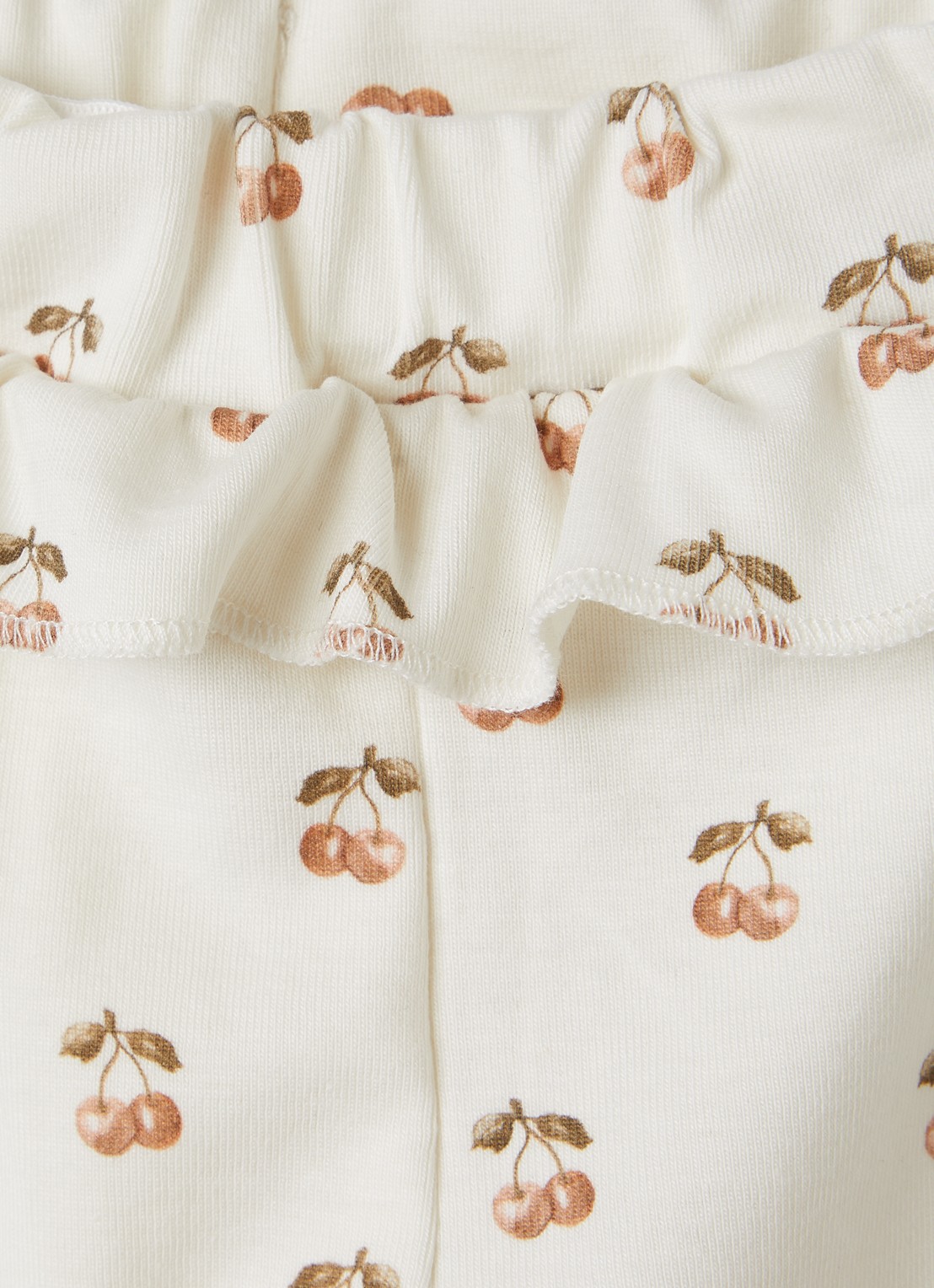 Lil 'Atelier NBFLayo legging met print - detail 3 gebroken wit