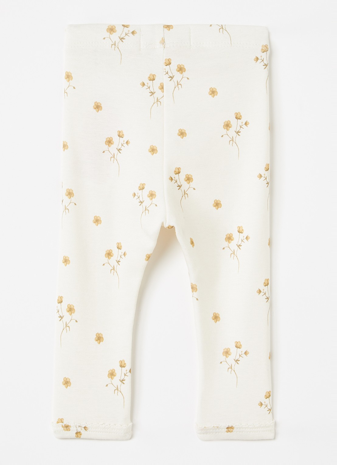 Lil 'Atelier NBFLayo legging met print - voorkant 3 gebroken wit