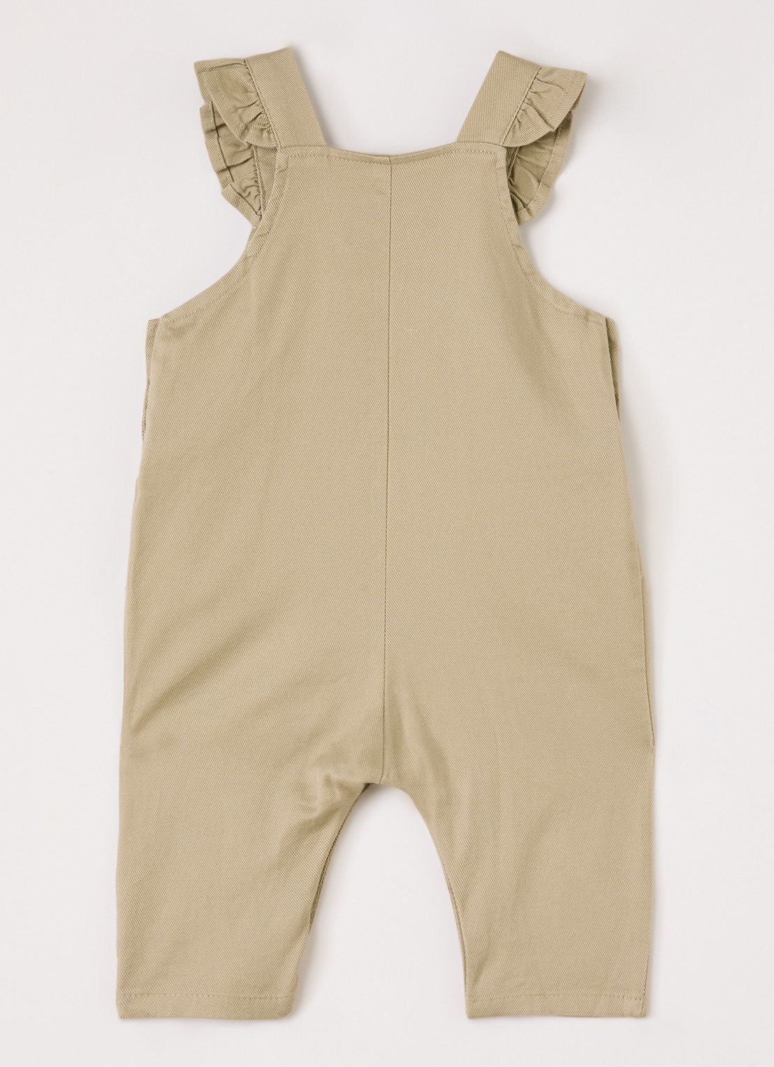 Lil 'Atelier NBFLoden slim fit tuinbroek - voorkant 2 beige