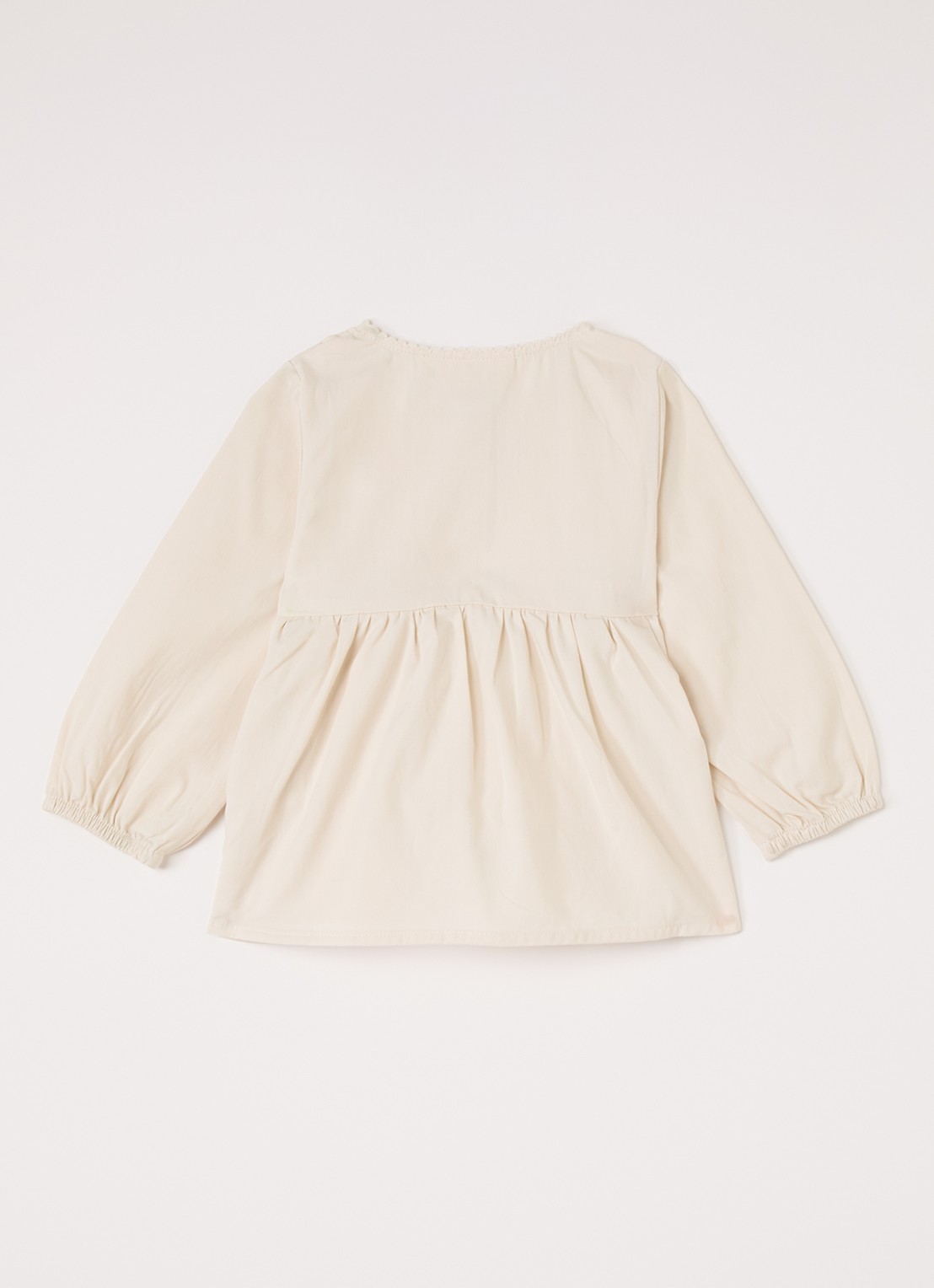 Lil 'Atelier NBFLolia tuniekjurk - voorkant 2 creme