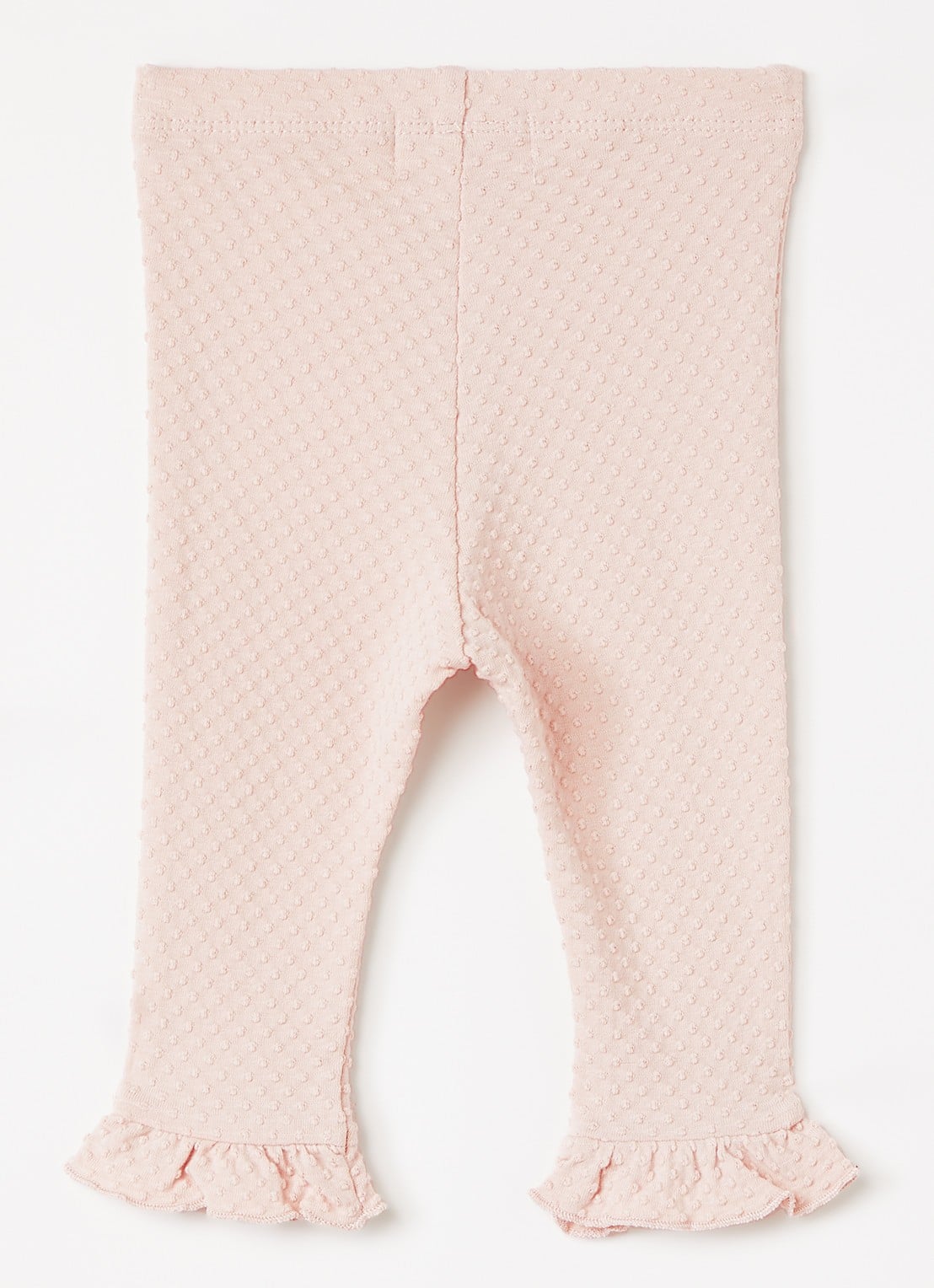Lil 'Atelier NBFNoel flared fit legging met structuur - voorkant 3 violet