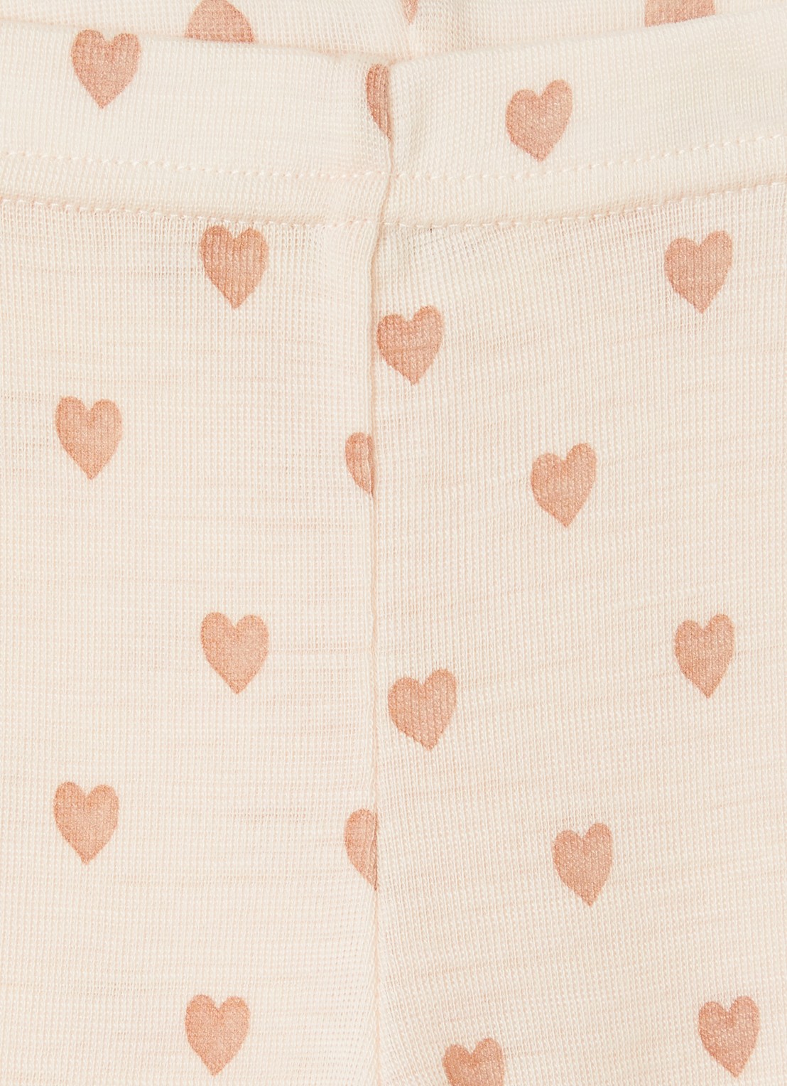 Lil 'Atelier NBFNoel Nia legging van merinowol - detail beige