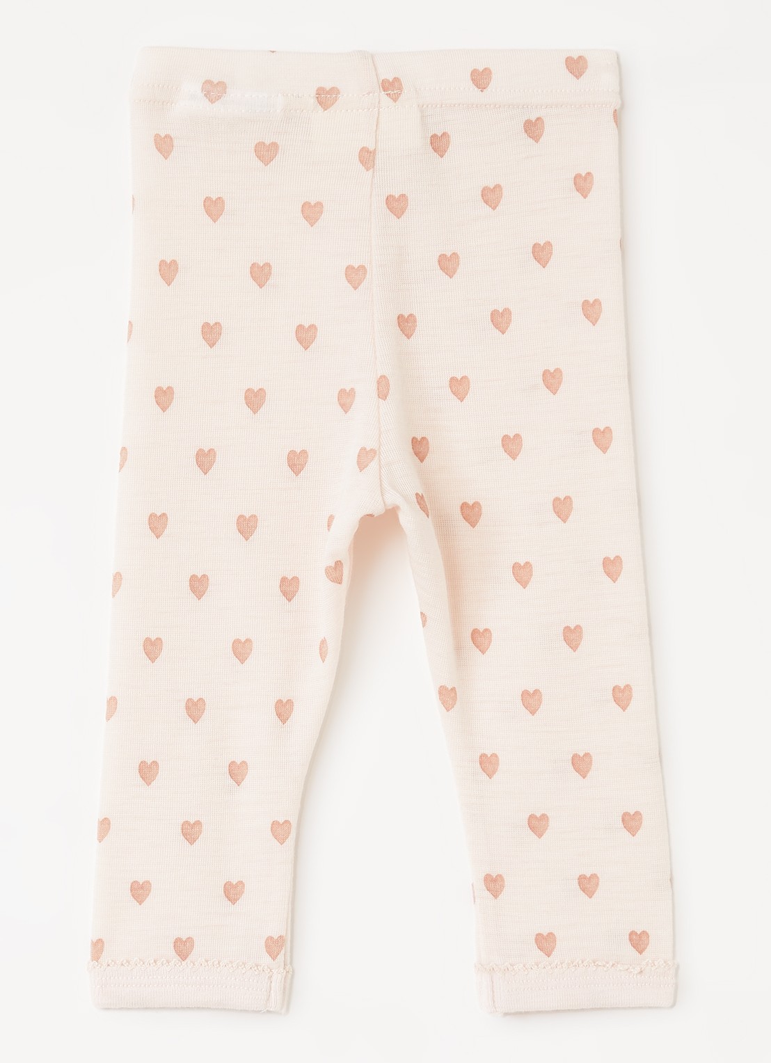 Lil 'Atelier NBFNoel Nia legging van merinowol - voorkant 3 beige