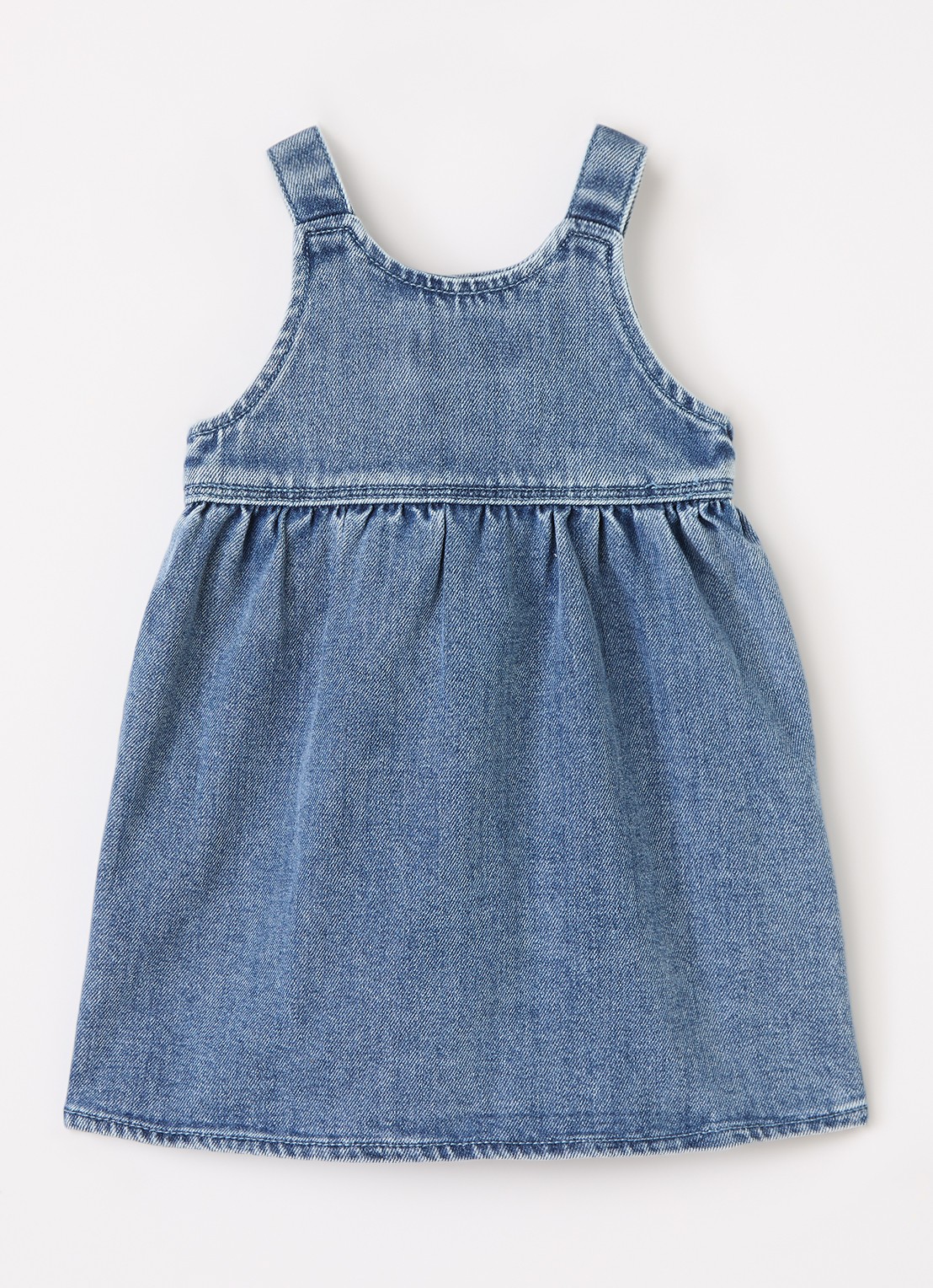 Lil 'Atelier NBFObello denimjurk - voorkant 2 jeans