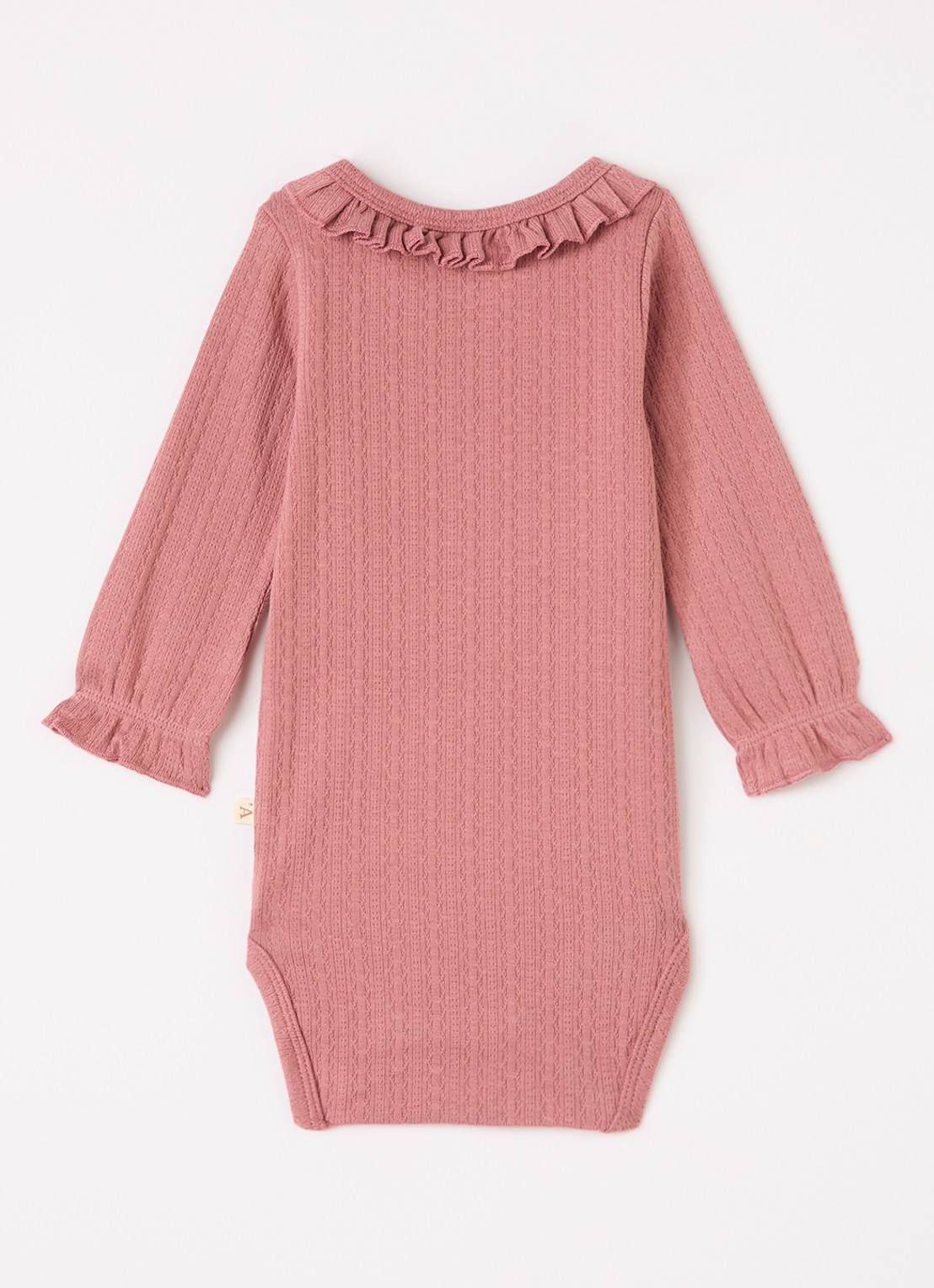 Lil 'Atelier NBFOnela romper met ruches - voorkant 2 roze