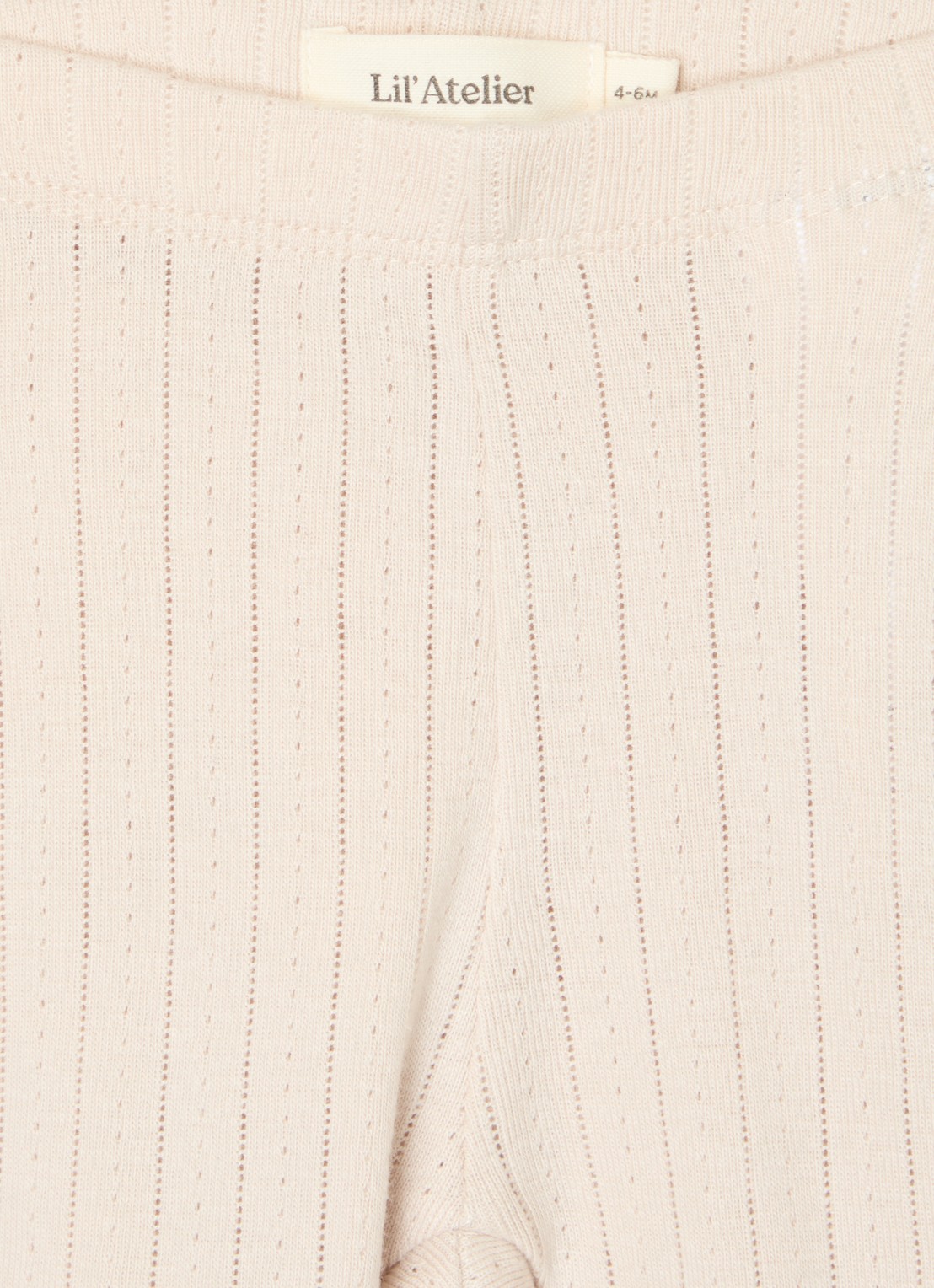 Lil 'Atelier NBFRachel legging in  katoenblend - detail oudroze