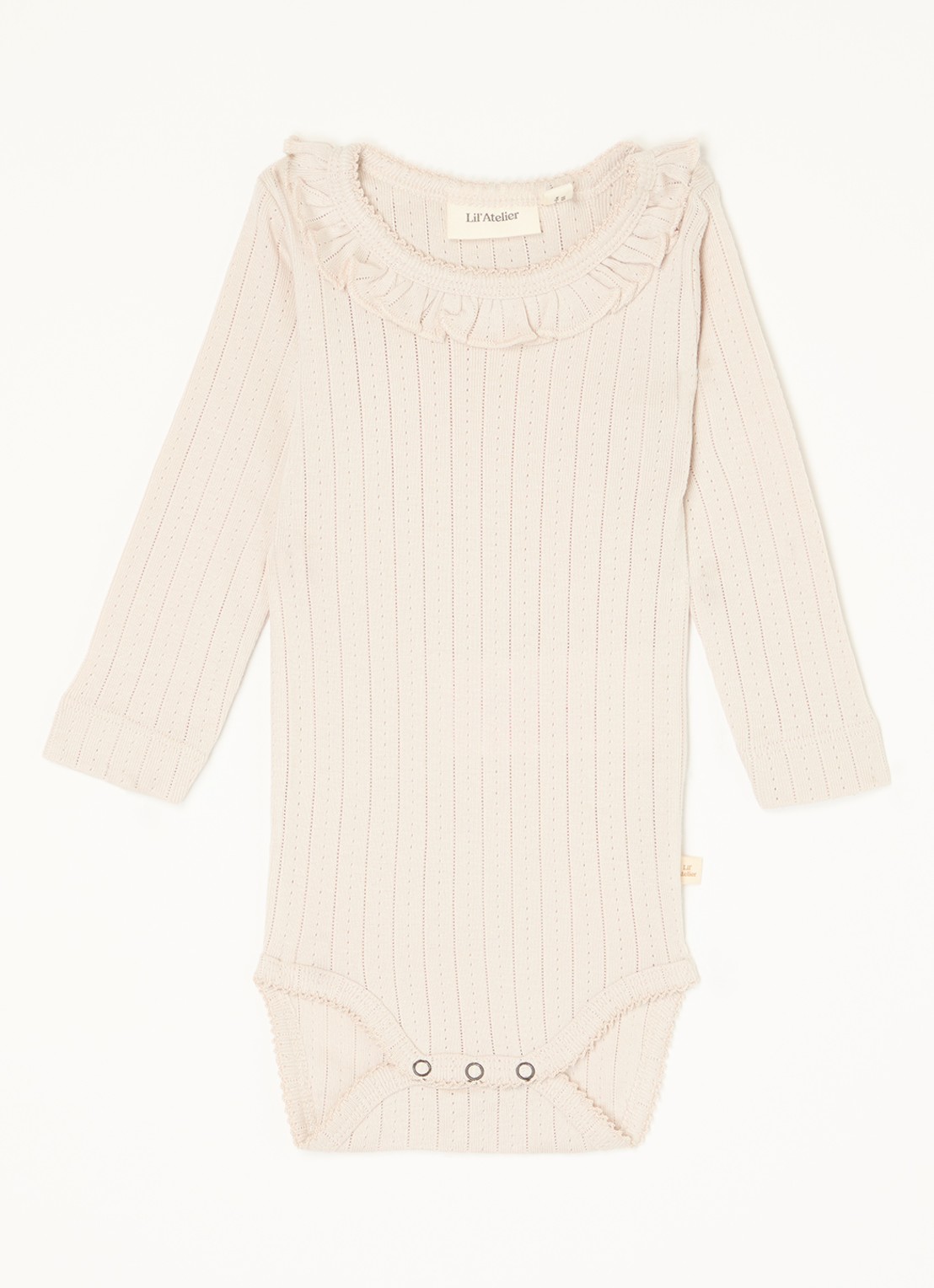 Lil 'Atelier NBFRachel romper in  katoenblend - voorkant oudroze