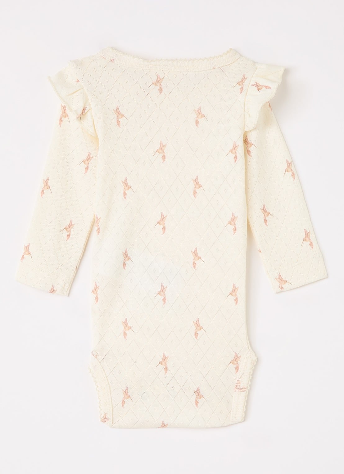 Lil 'Atelier NBFRachello Tyl romper met print - voorkant 2 ivoor