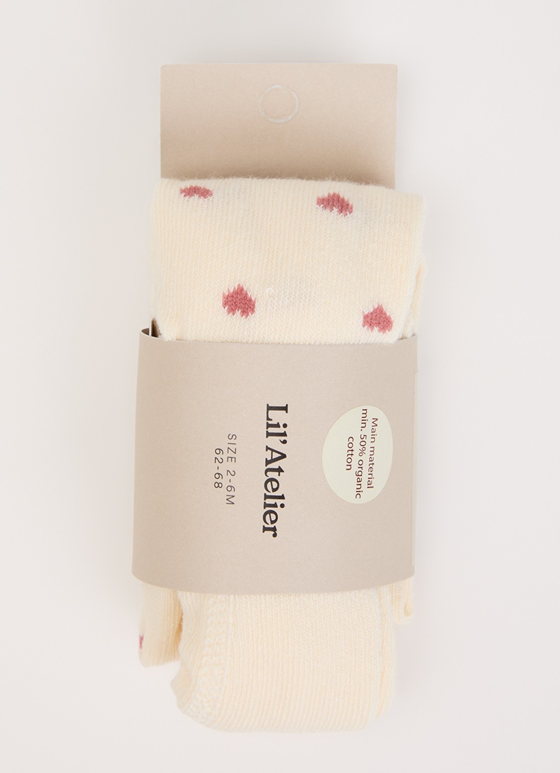 Lil 'Atelier NBFReba maillot met print - voorkant 2 ivoor