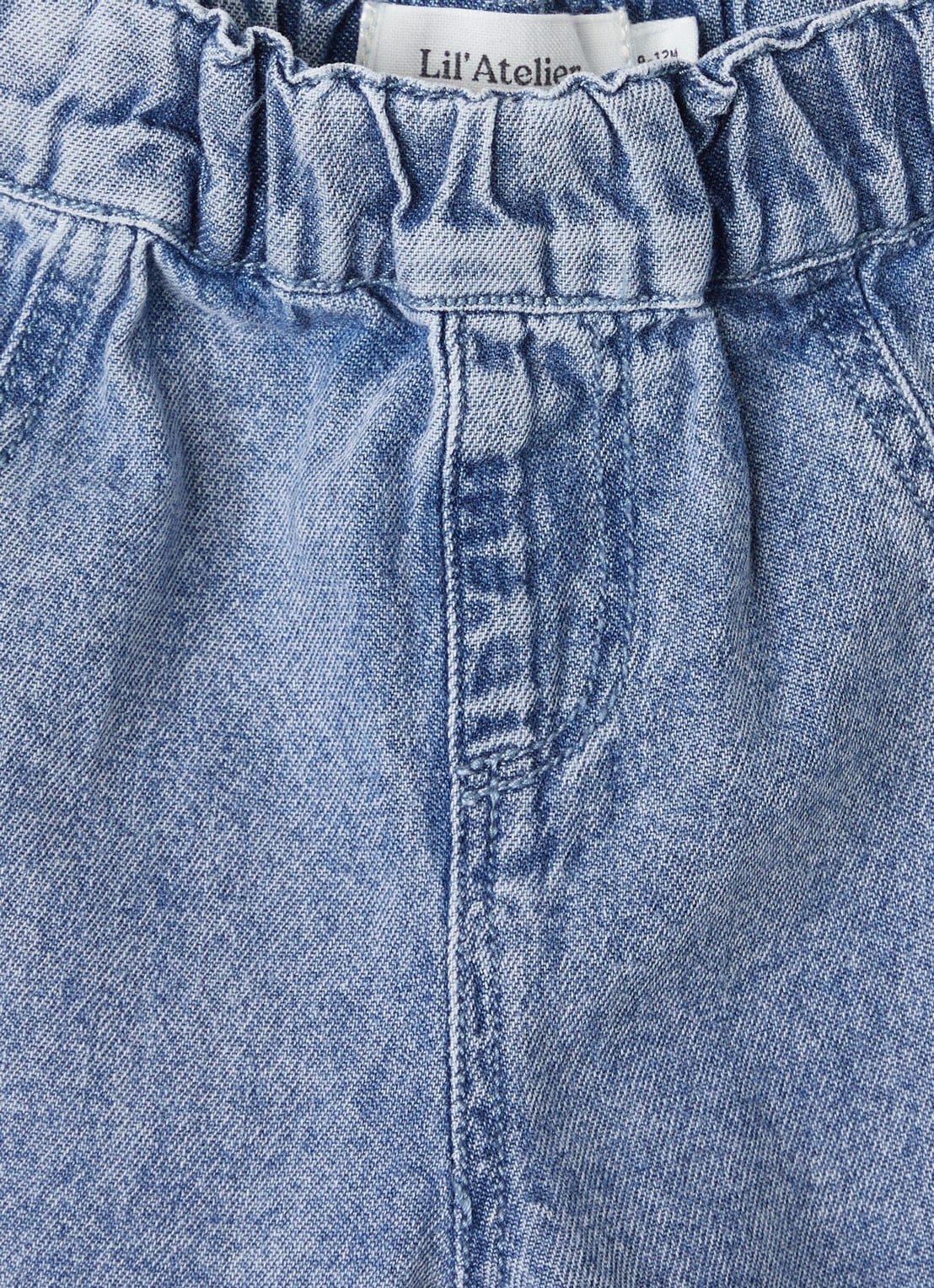 Lil 'Atelier NBFTaya straight leg jeans  - detail indigo