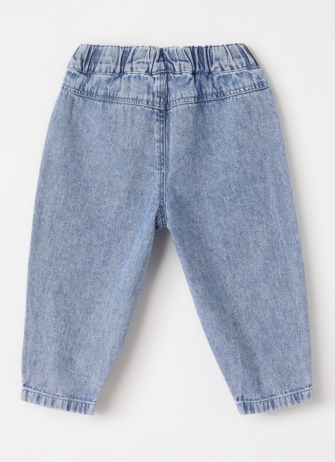 Lil 'Atelier NBFTaya straight leg jeans  - voorkant 3 indigo
