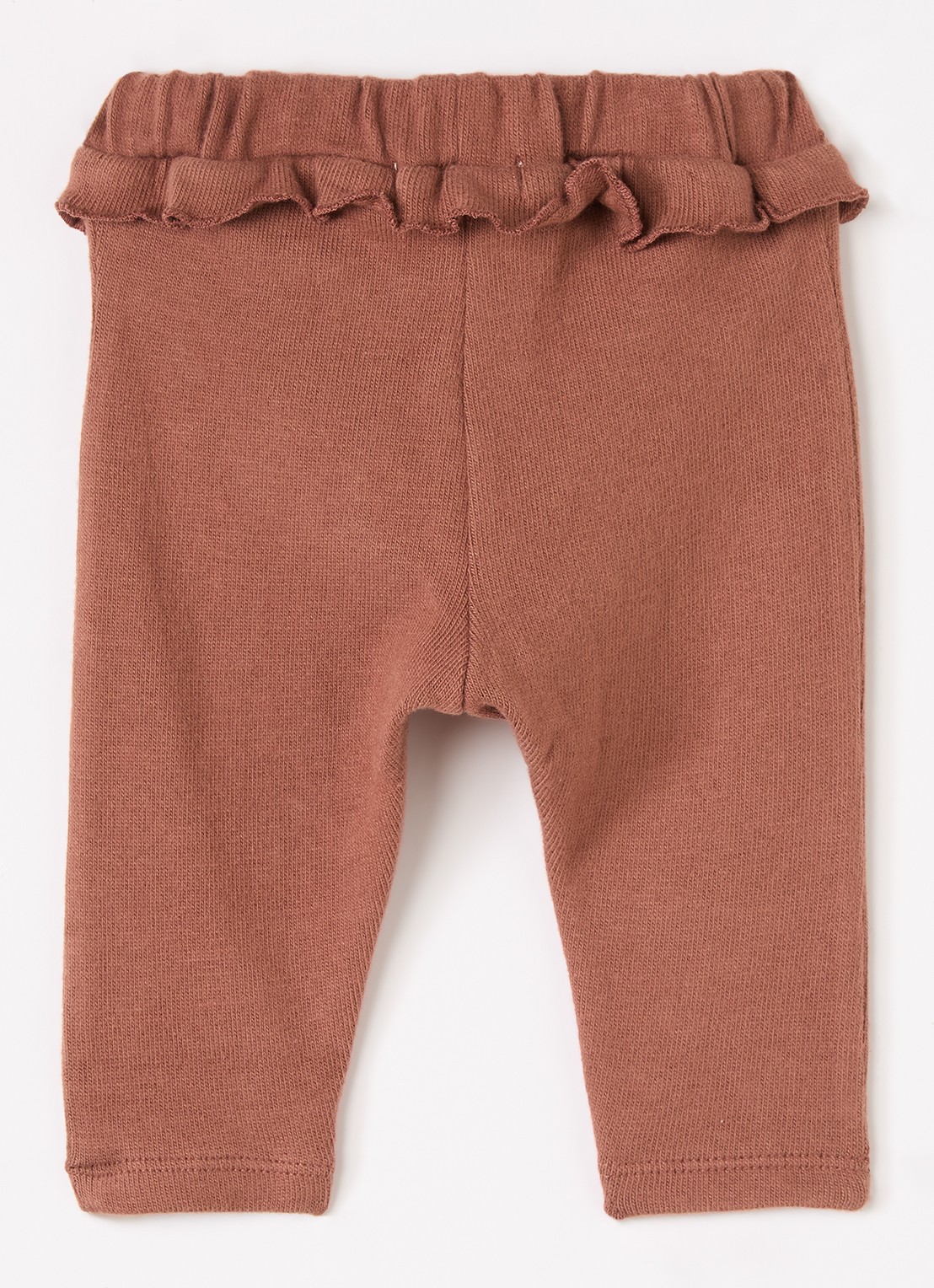 Lil 'Atelier NBFThoro loose fit babybroek - voorkant 3 mahoniebruin