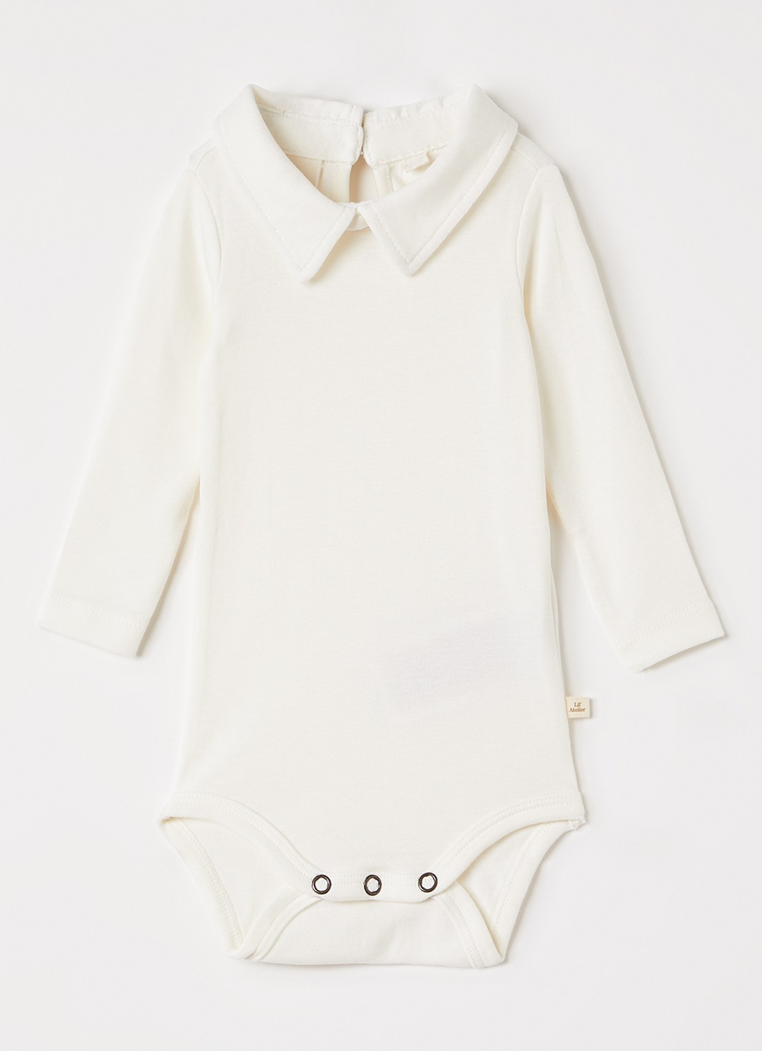 Lil 'Atelier NBMFundo romper met kraag - voorkant gebroken wit