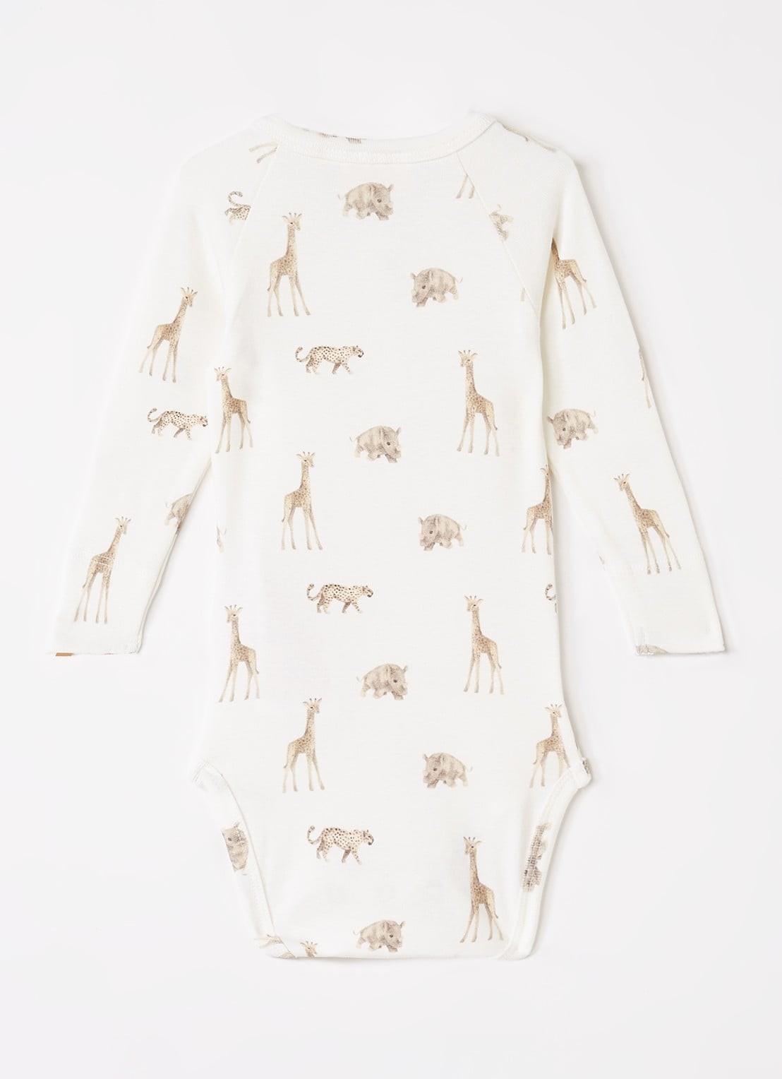 Lil 'Atelier NBMGayo Elm romper met print - achterkant 2 gebroken wit