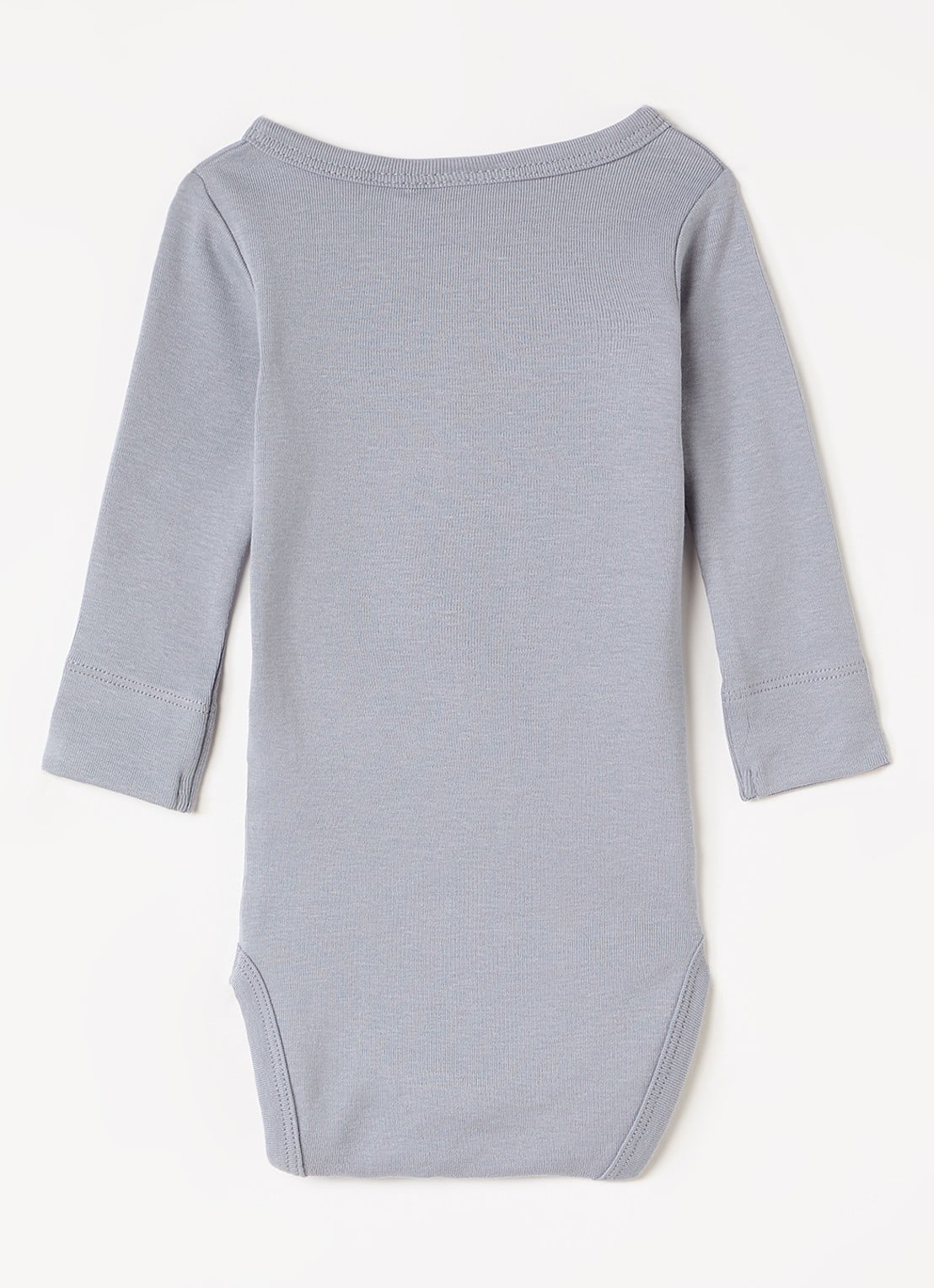 Lil 'Atelier NBMGeo Lom romper met ronde hals - voorkant 2 staalblauw