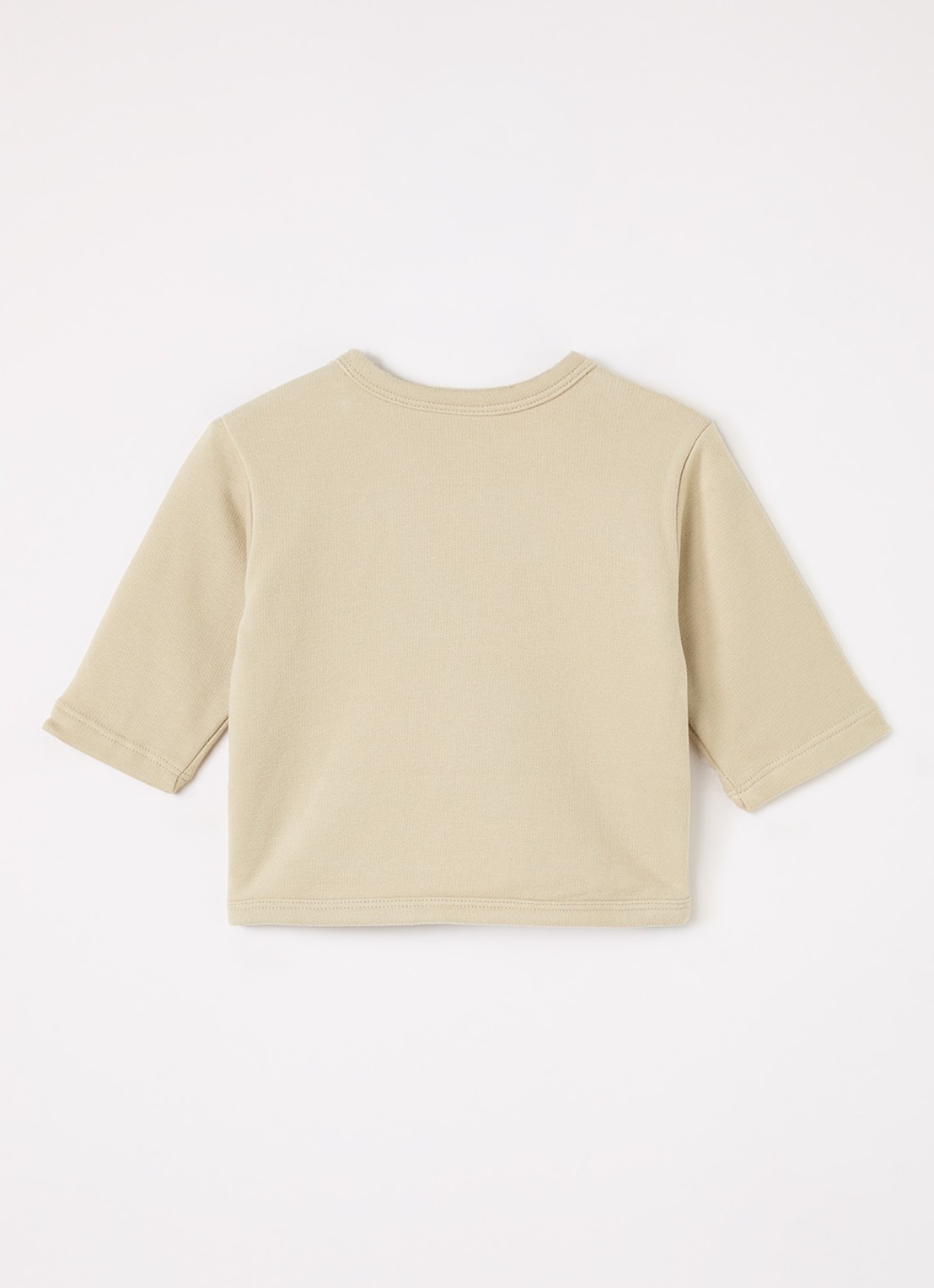 Lil 'Atelier NBMIlondon Rea sweater met kangoeroezak - voorkant 2 beige