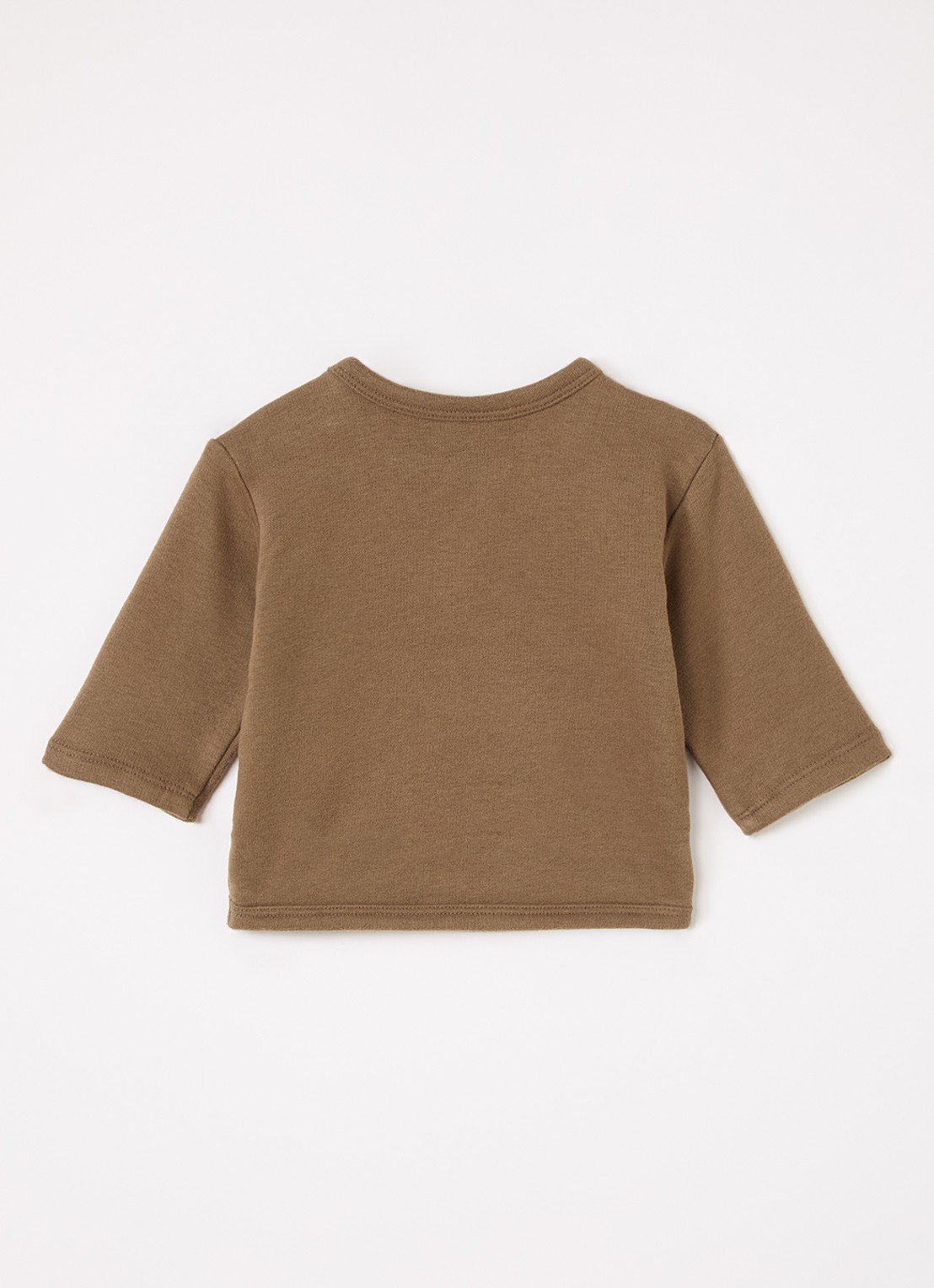 Lil 'Atelier NBMIlondon Rea sweater met kangoeroezak - voorkant 3 olijfgroen