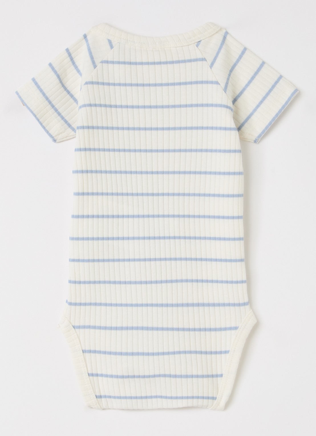 Lil 'Atelier NBMKail romper met streepprint - voorkant 2 ivoor