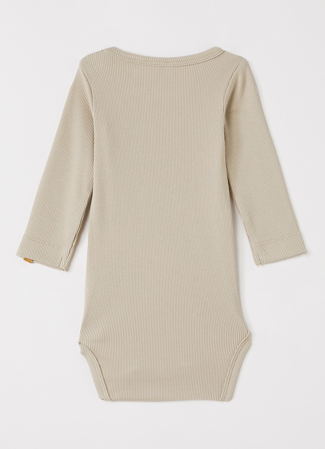Lil 'Atelier NBMLago romper met ribstructuur - achterkant zand