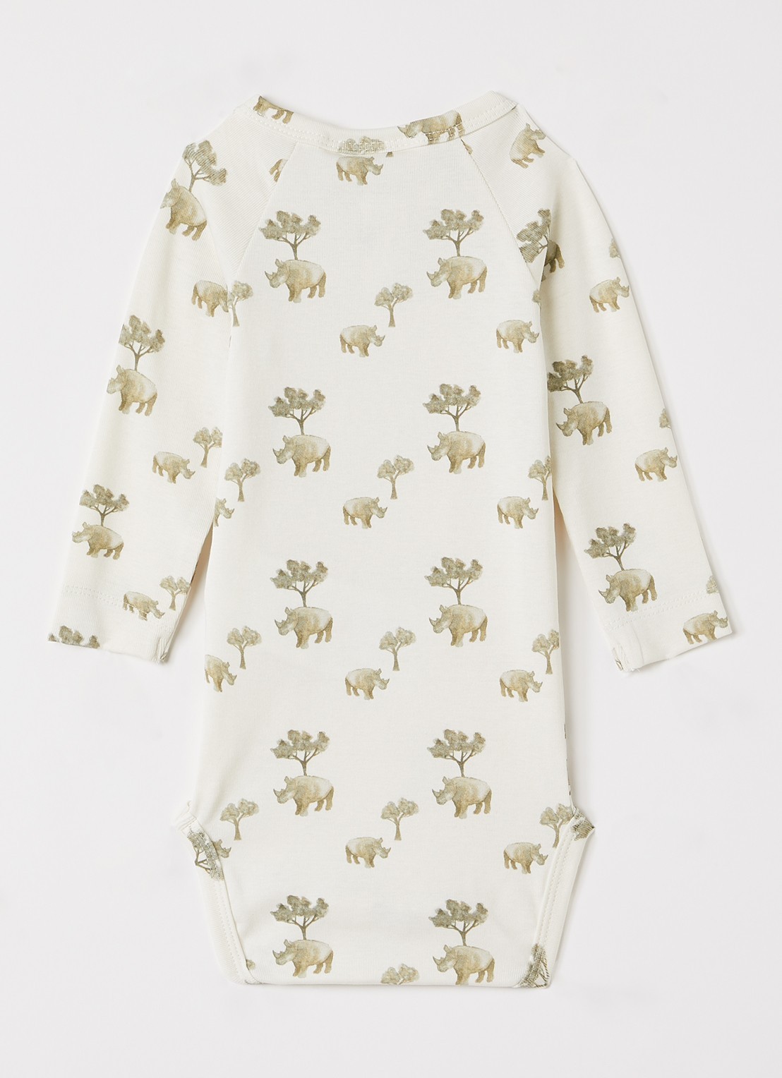 Lil 'Atelier NBMLAyo romper met print - achterkant 3 gebroken wit