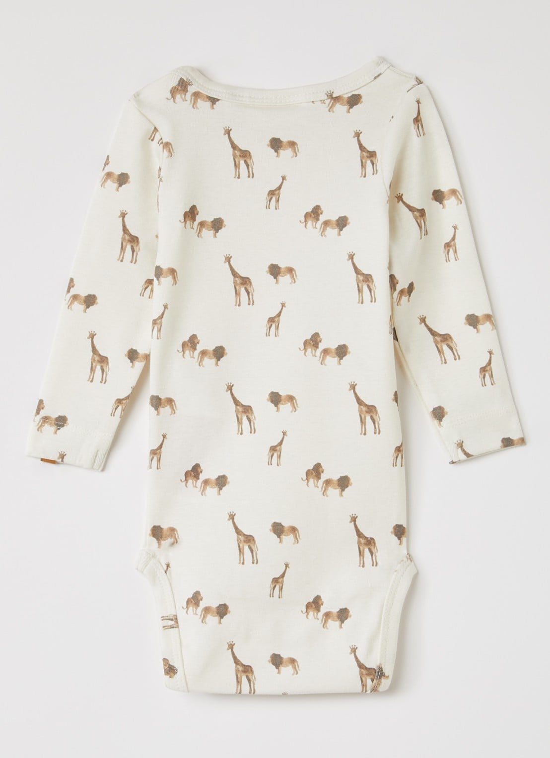 Lil 'Atelier NBMLayo romper met print - voorkant 2 gebroken wit