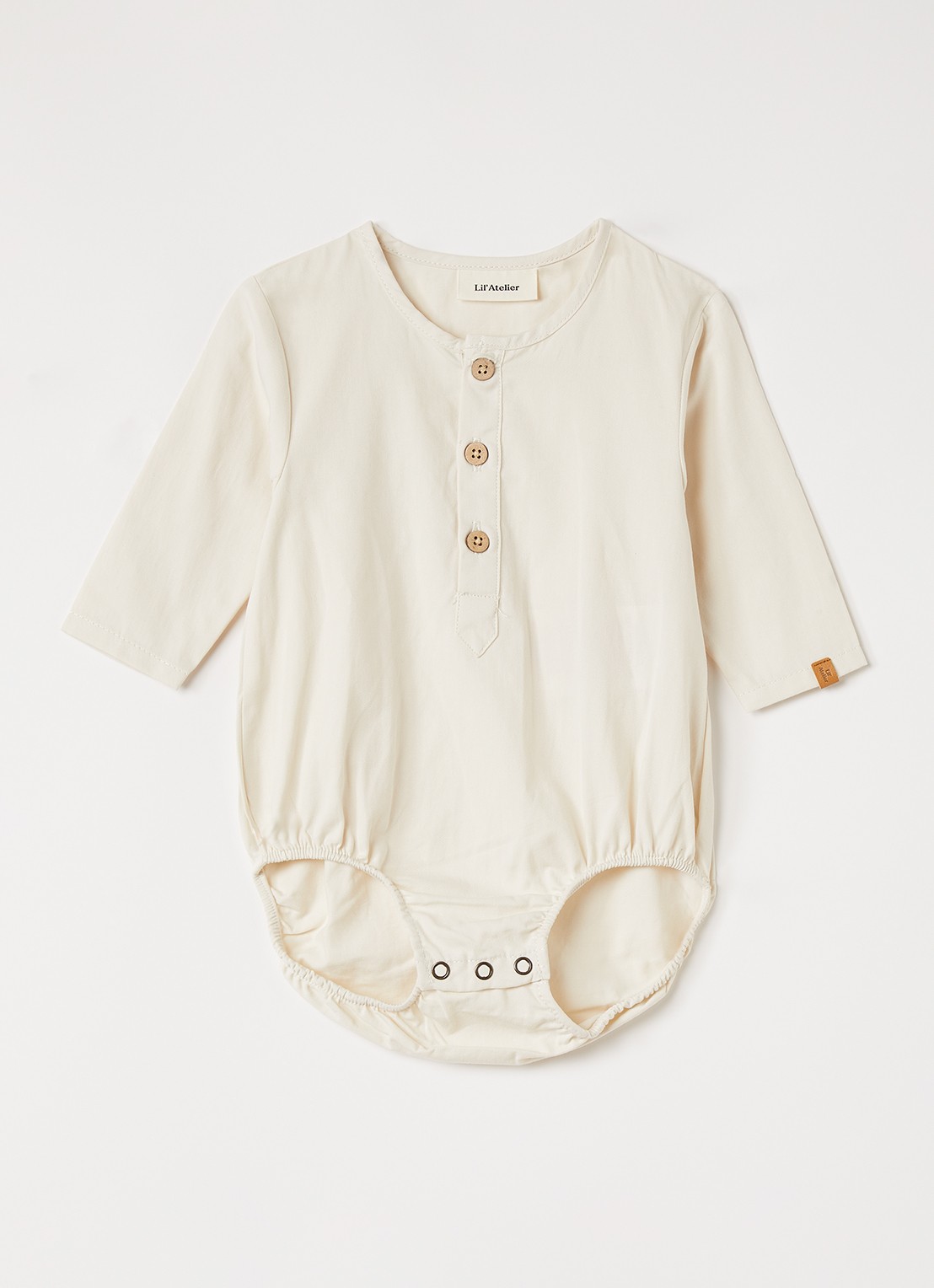 Lil 'Atelier NBMLolia romper  - voorkant creme