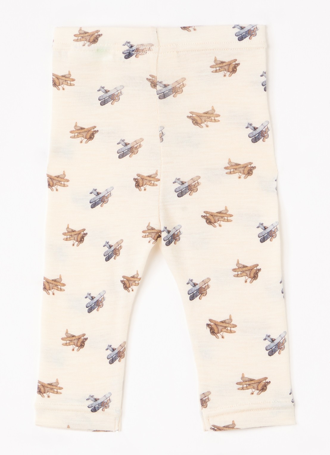 Lil 'Atelier NBMNalu legging in merino wolblend - achterkant 4 creme