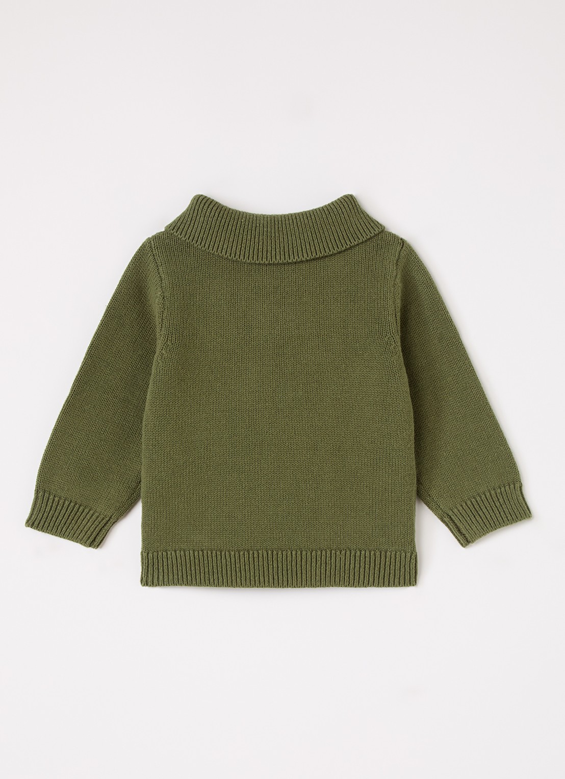 Lil 'Atelier NBMOlo fijngebreide trui met polokraag - voorkant 2 beige