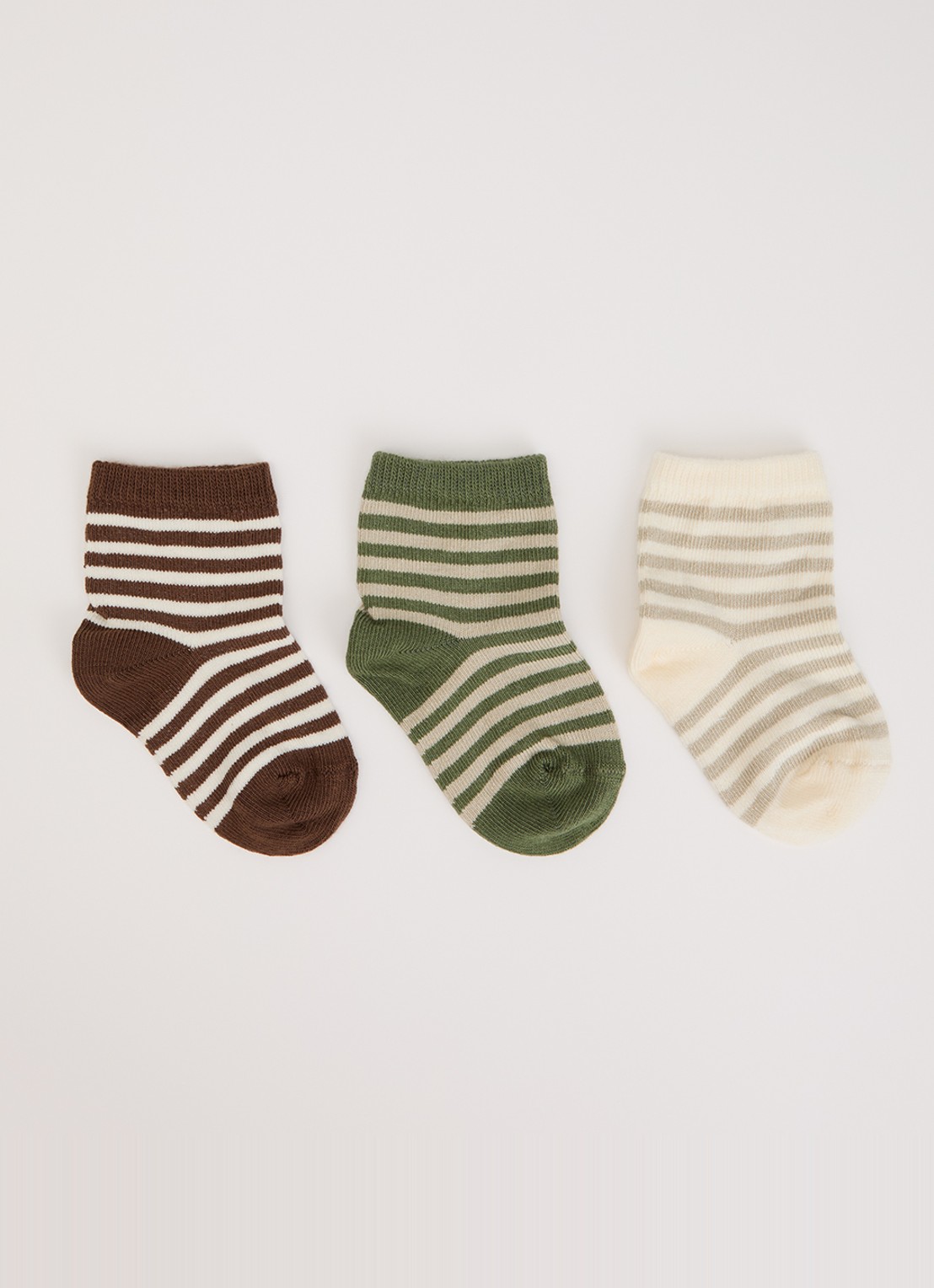 Lil 'Atelier NBMRossa sokken in 3-pack - voorkant ivoor