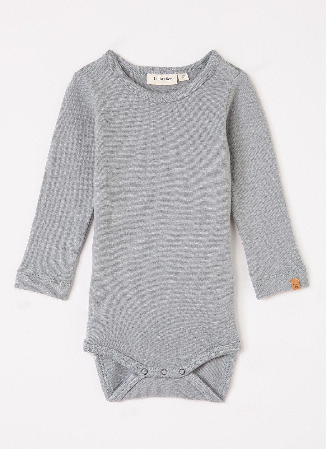Lil 'Atelier NBMThoro Leo romper met ronde hals - voorkant blauwgrijs