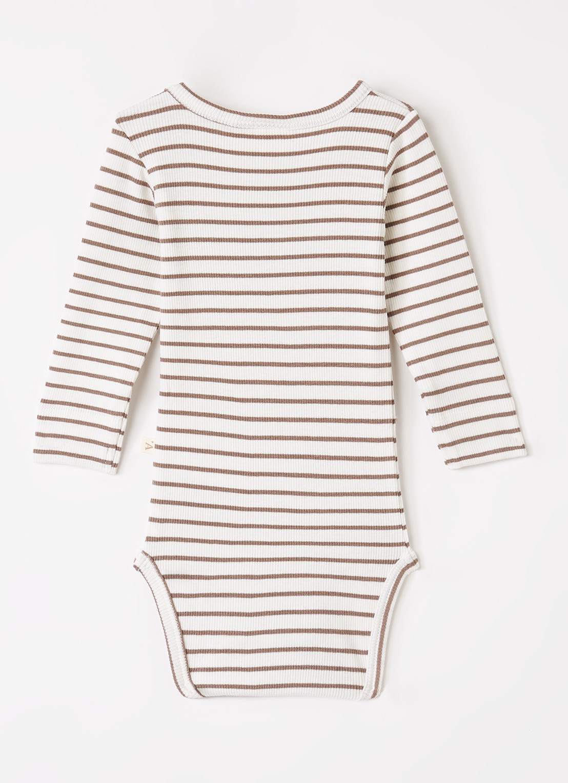 Lil 'Atelier NBMTonto Tor romper met streepprint - voorkant 2 gebroken wit