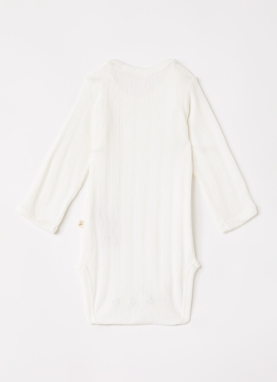 Lil 'Atelier NBNBob romper met stretch - voorkant 2 gebroken wit